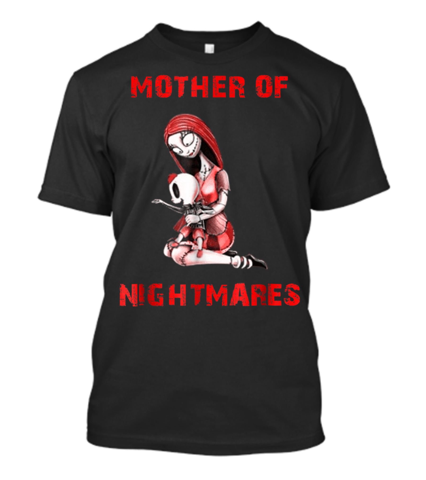 Mother Of Nightmares Skeleton Doll Hug T-Shirt