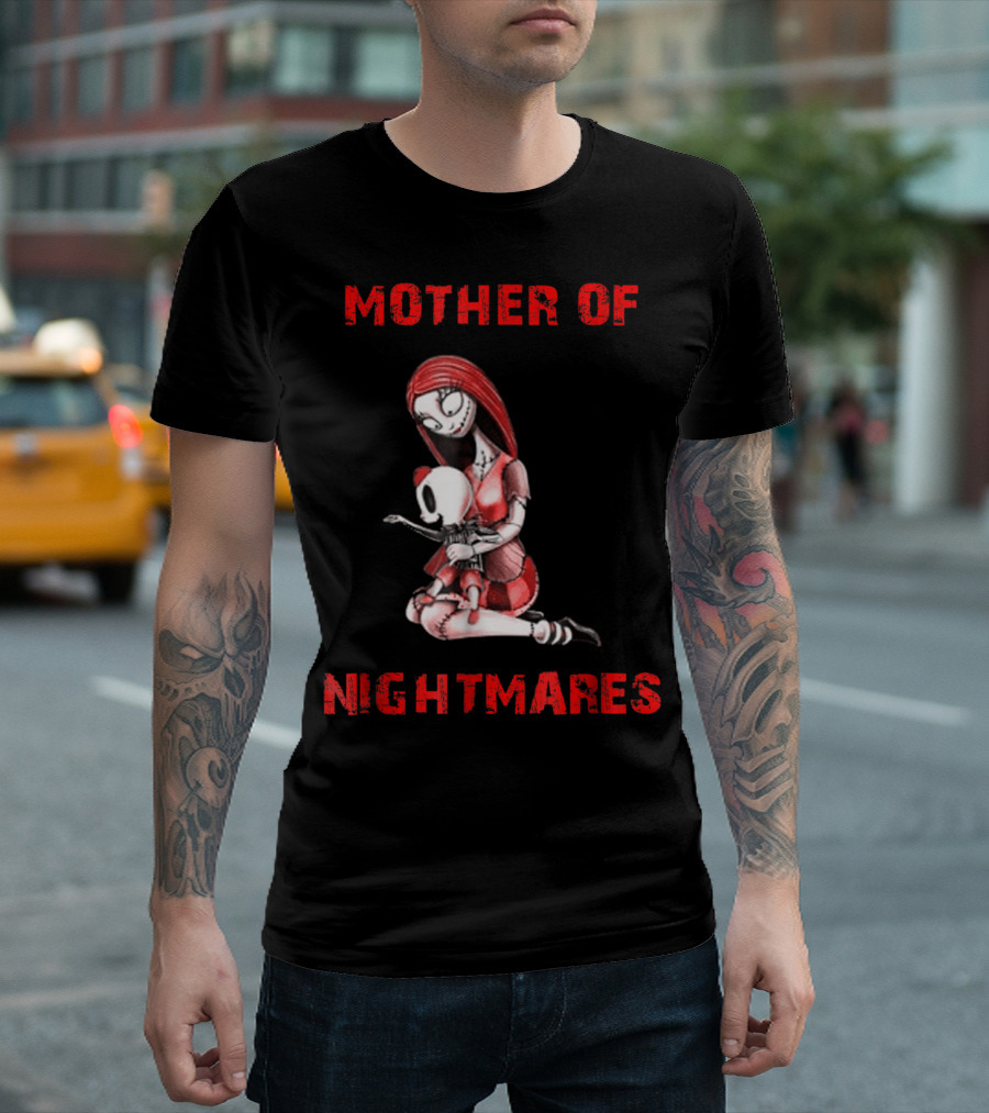Mother Of Nightmares Skeleton Doll Hug T-Shirt
