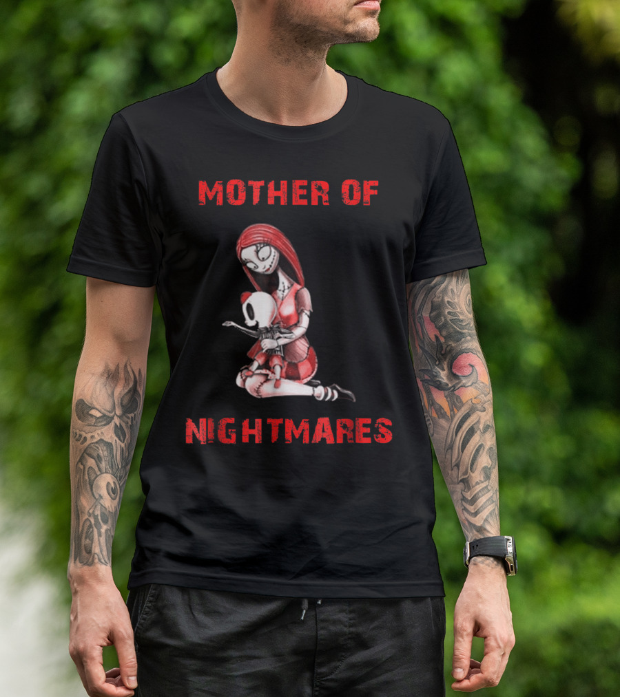 Mother Of Nightmares Skeleton Doll Hug T-Shirt