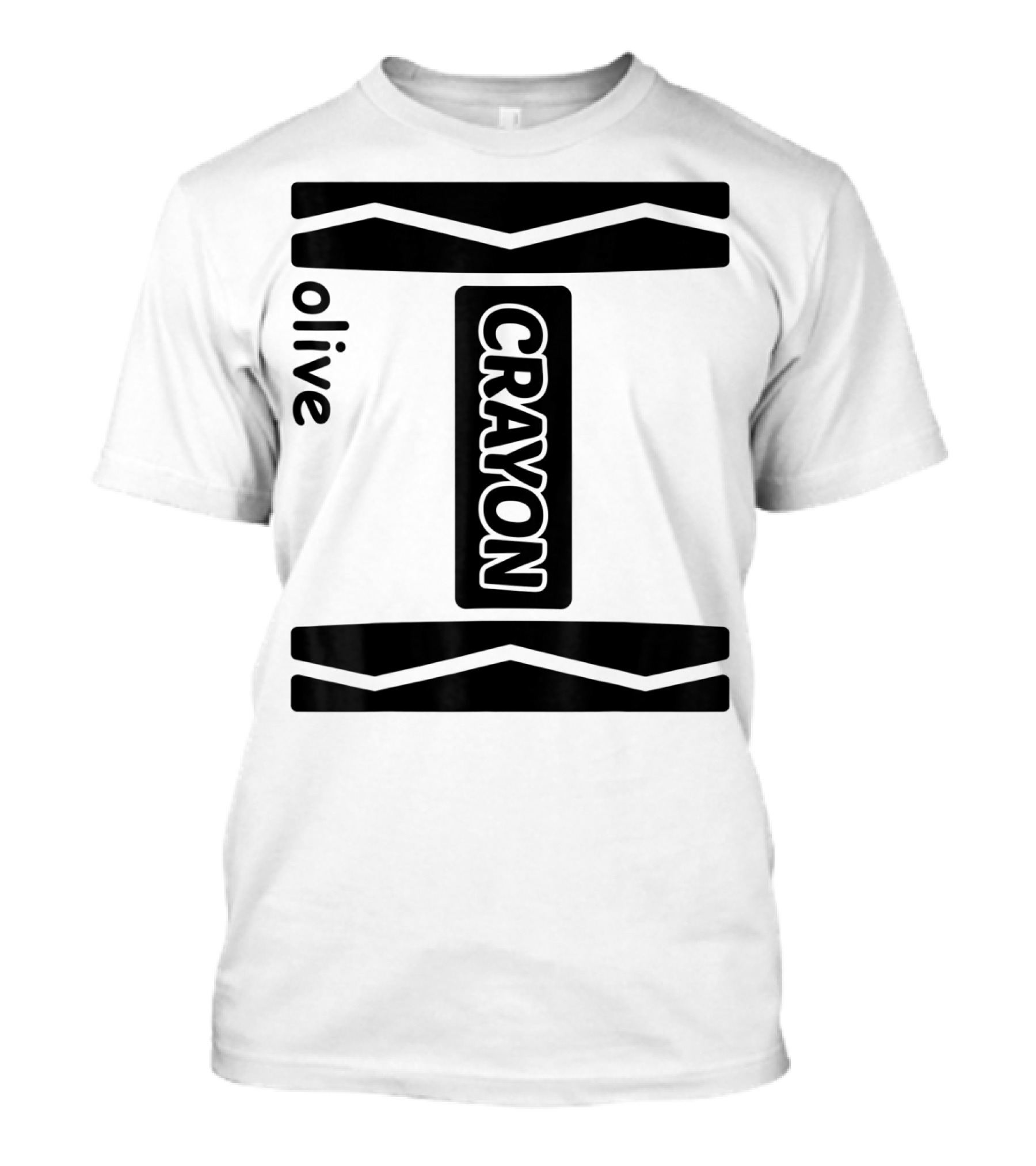 Olive Crayon T-Shirt