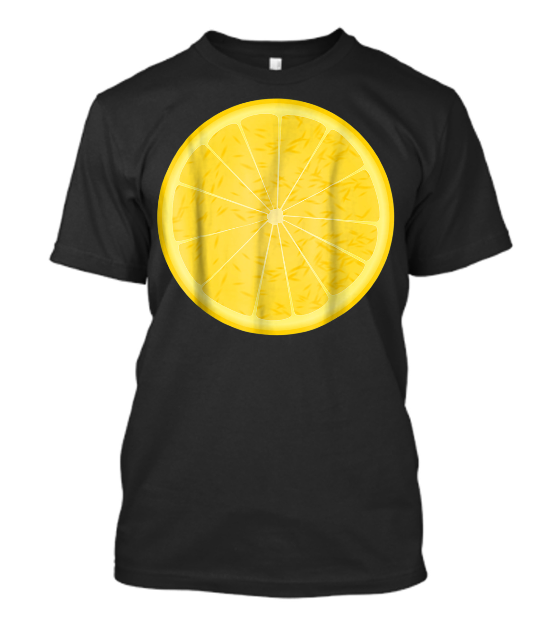 Orange Halloween Costume Fruit Salad Lemon Slice T-Shirt
