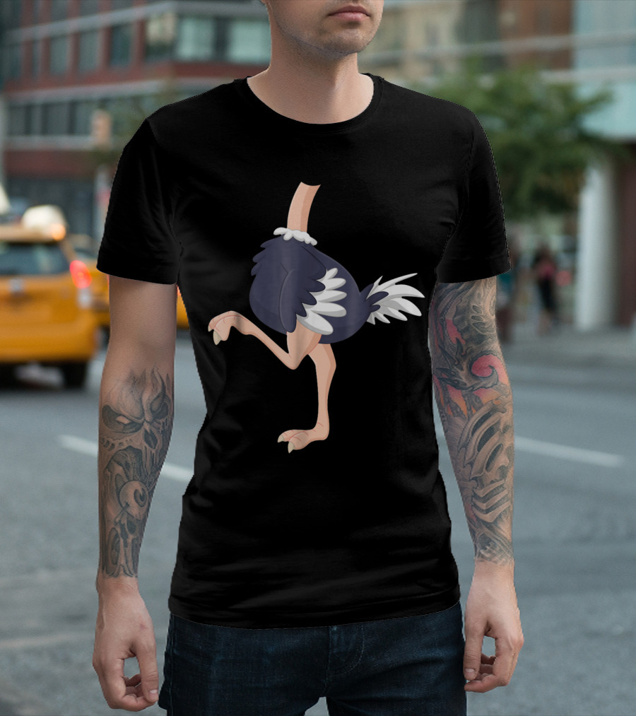 Ostrich Animal Body Halloween Costume T-Shirt