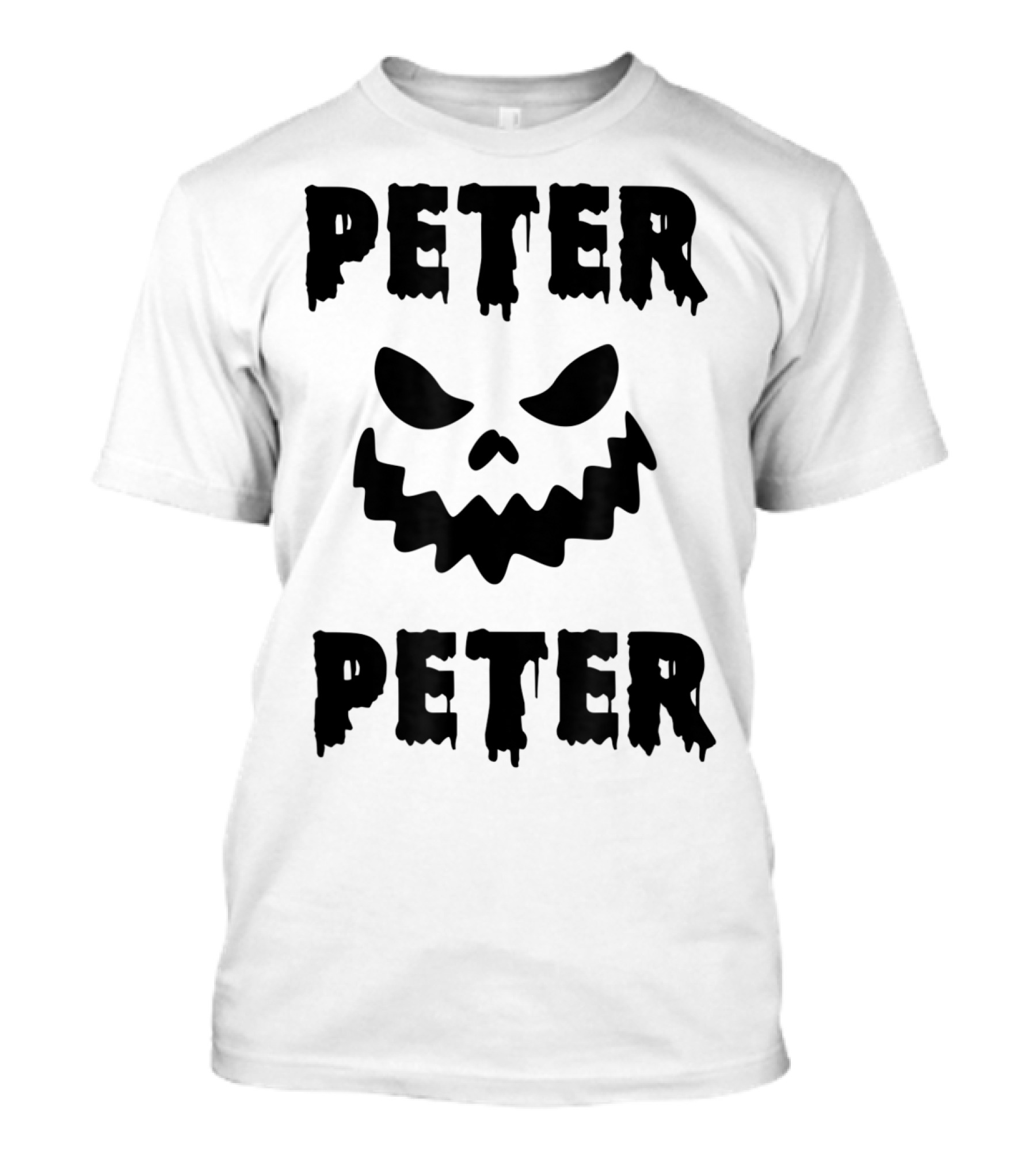 PETER PETER Pumpkin Face Spooky T-Shirt