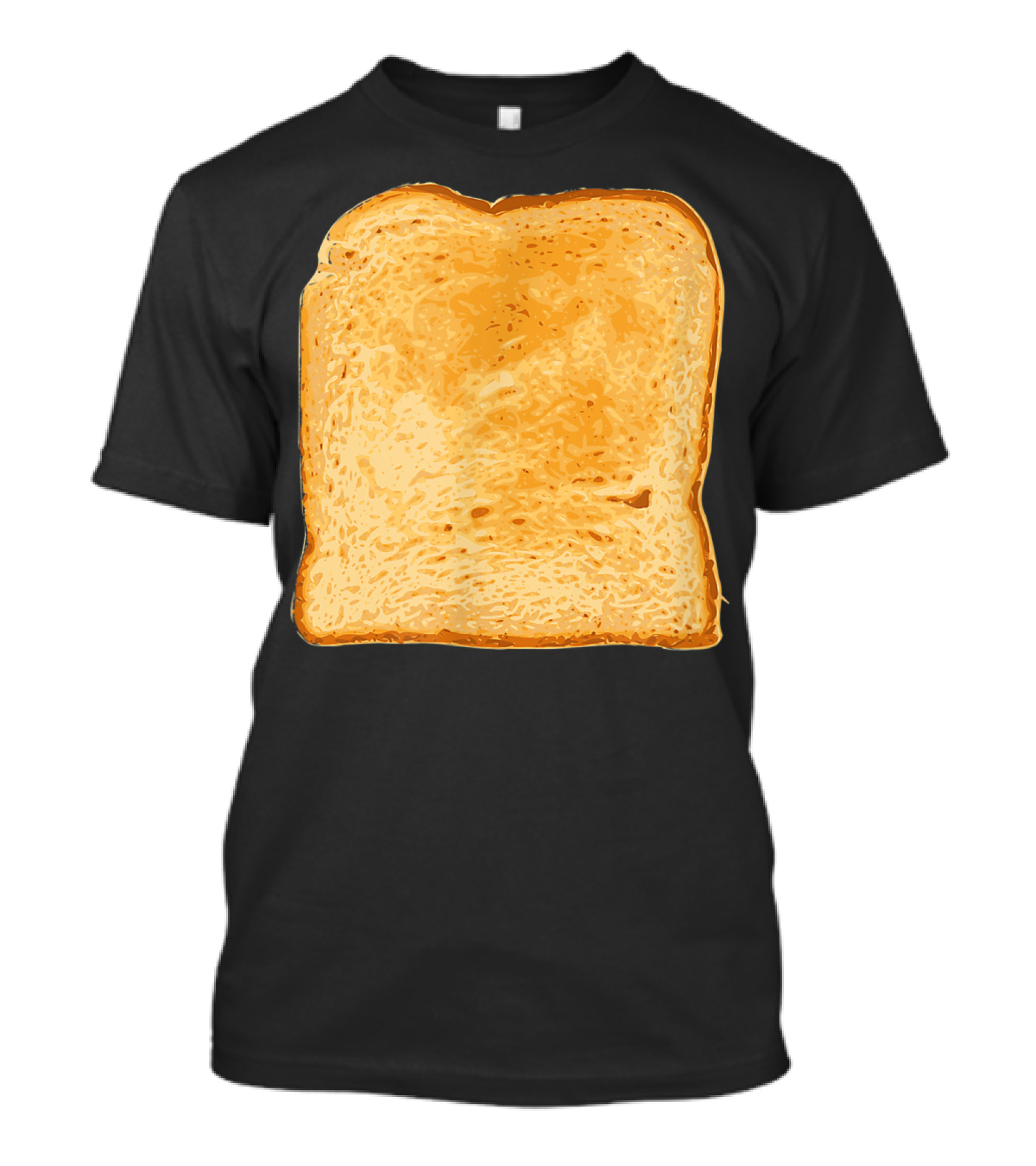 Piece Of Buttered Toast Lazy Snack Delight T-Shirt