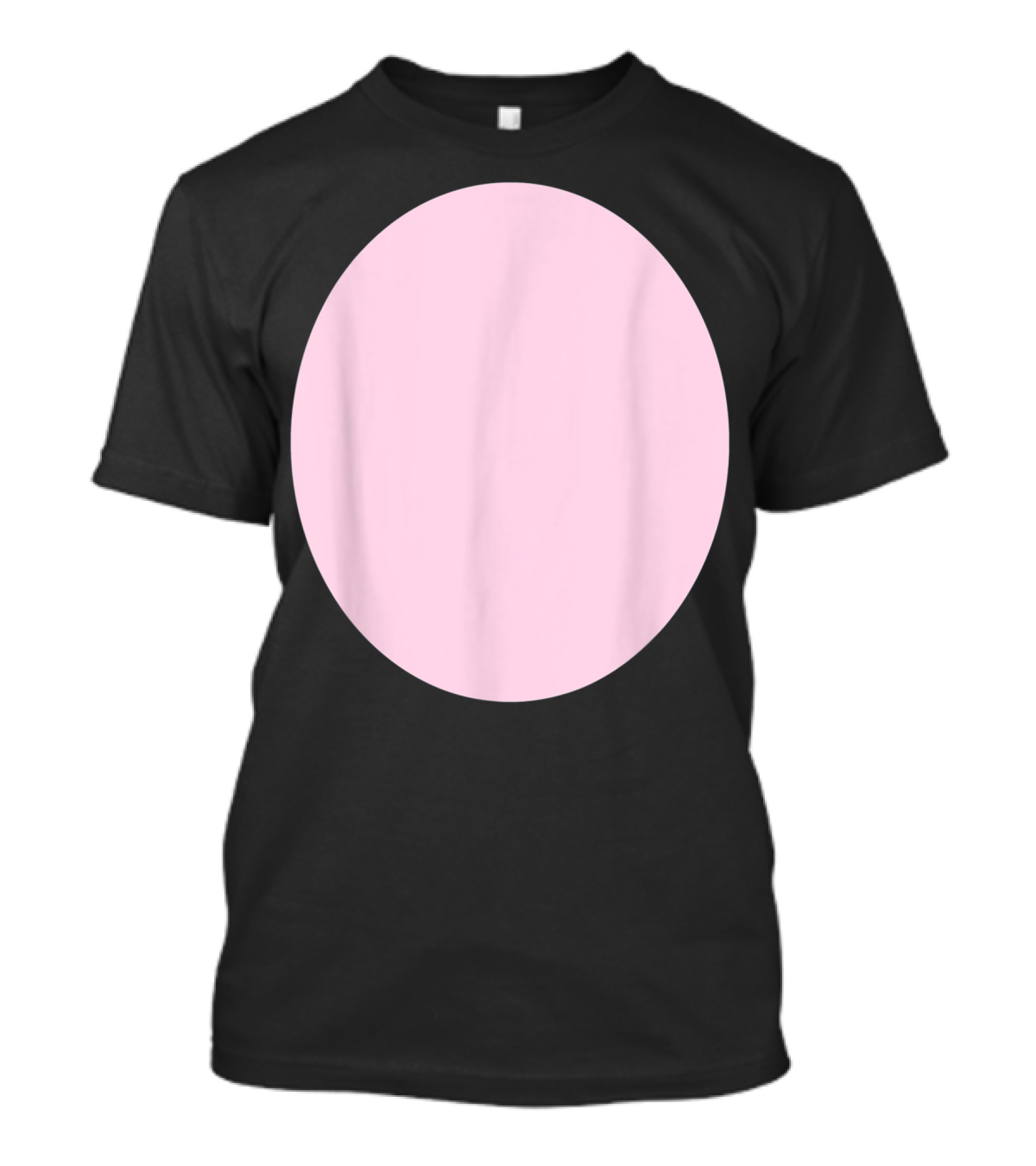 Pig Belly Pink Barnyard Animal DIY Circle T-Shirt