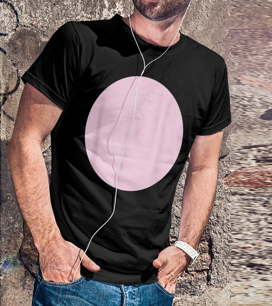 Pig Belly Pink Barnyard Animal DIY Circle T-Shirt