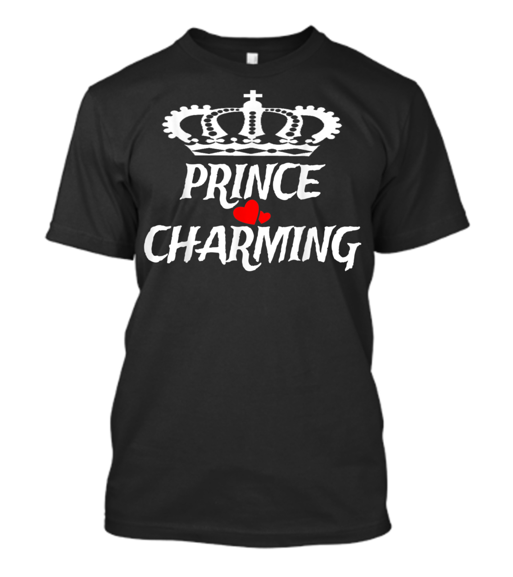 Prince Charming Crown Heart Halloween Costume T-Shirt