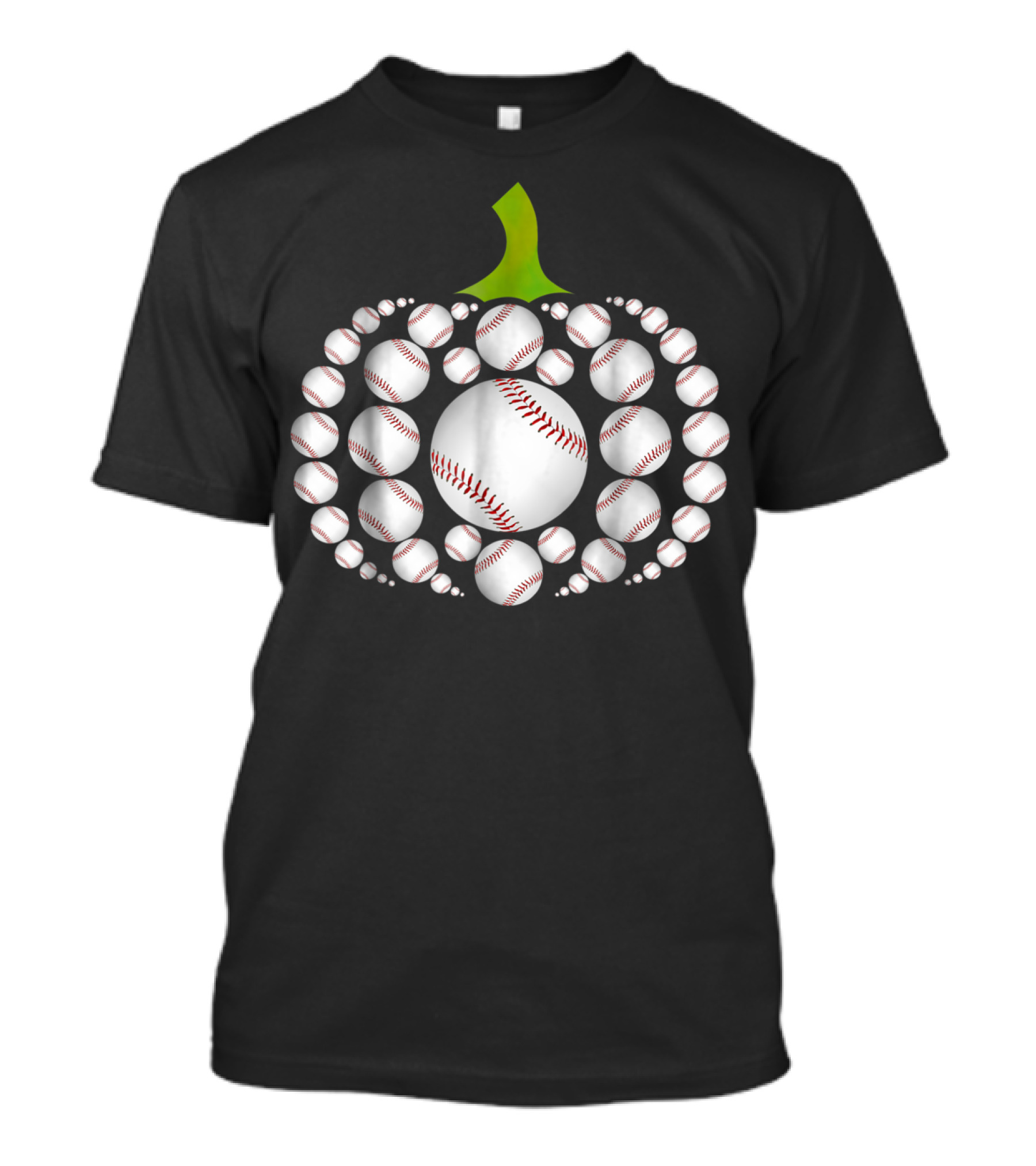Pumpkin Baseball Halloween Costume Enthusiast T-Shirt