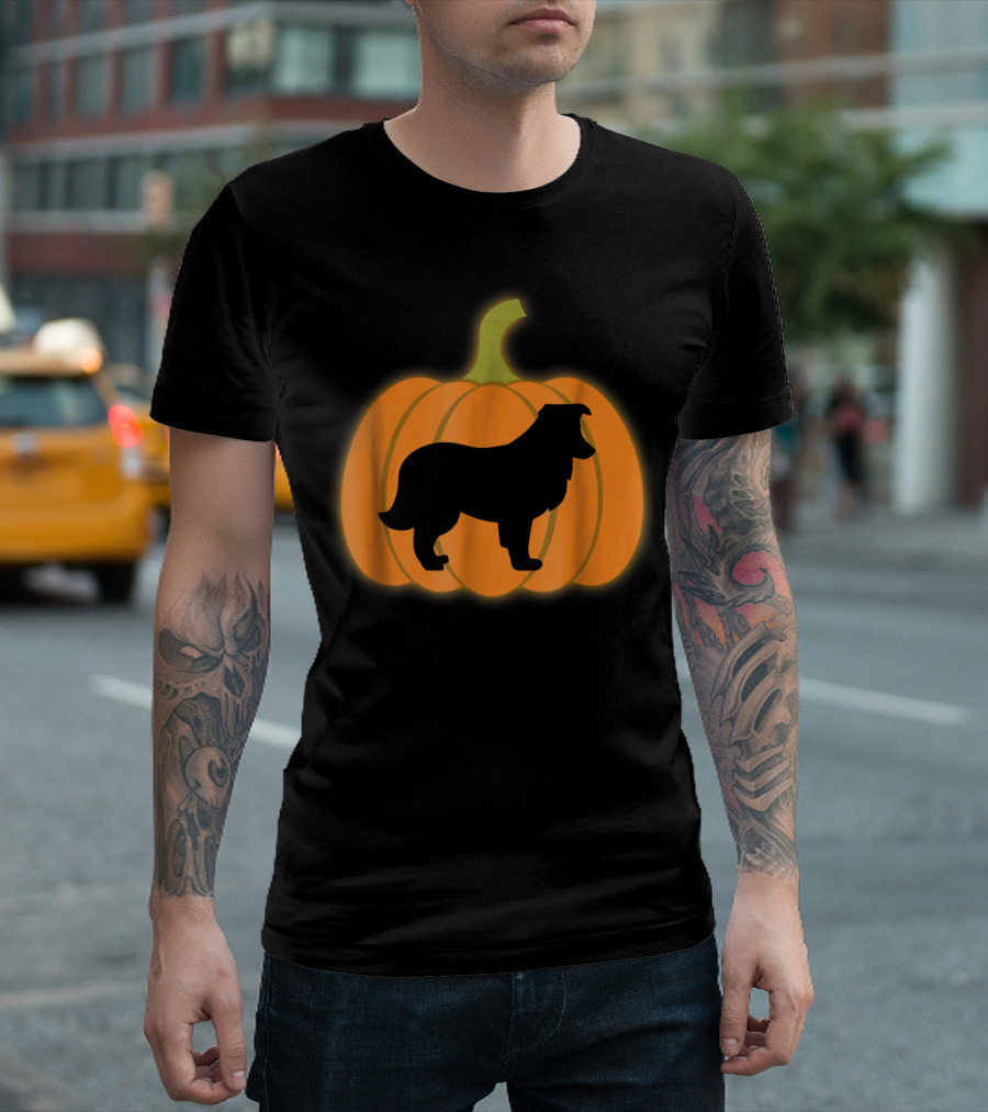 Pumpkin Lantern Sheltie T-Shirt