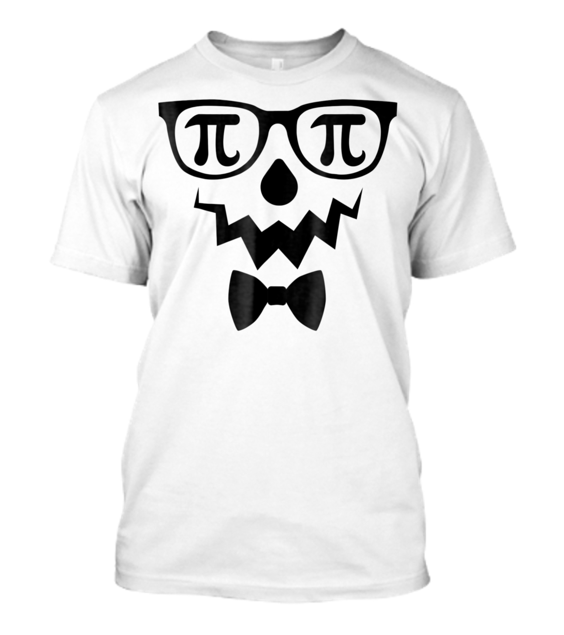 Pumpkin Pi Nerd Glasses Bow Tie T-Shirt
