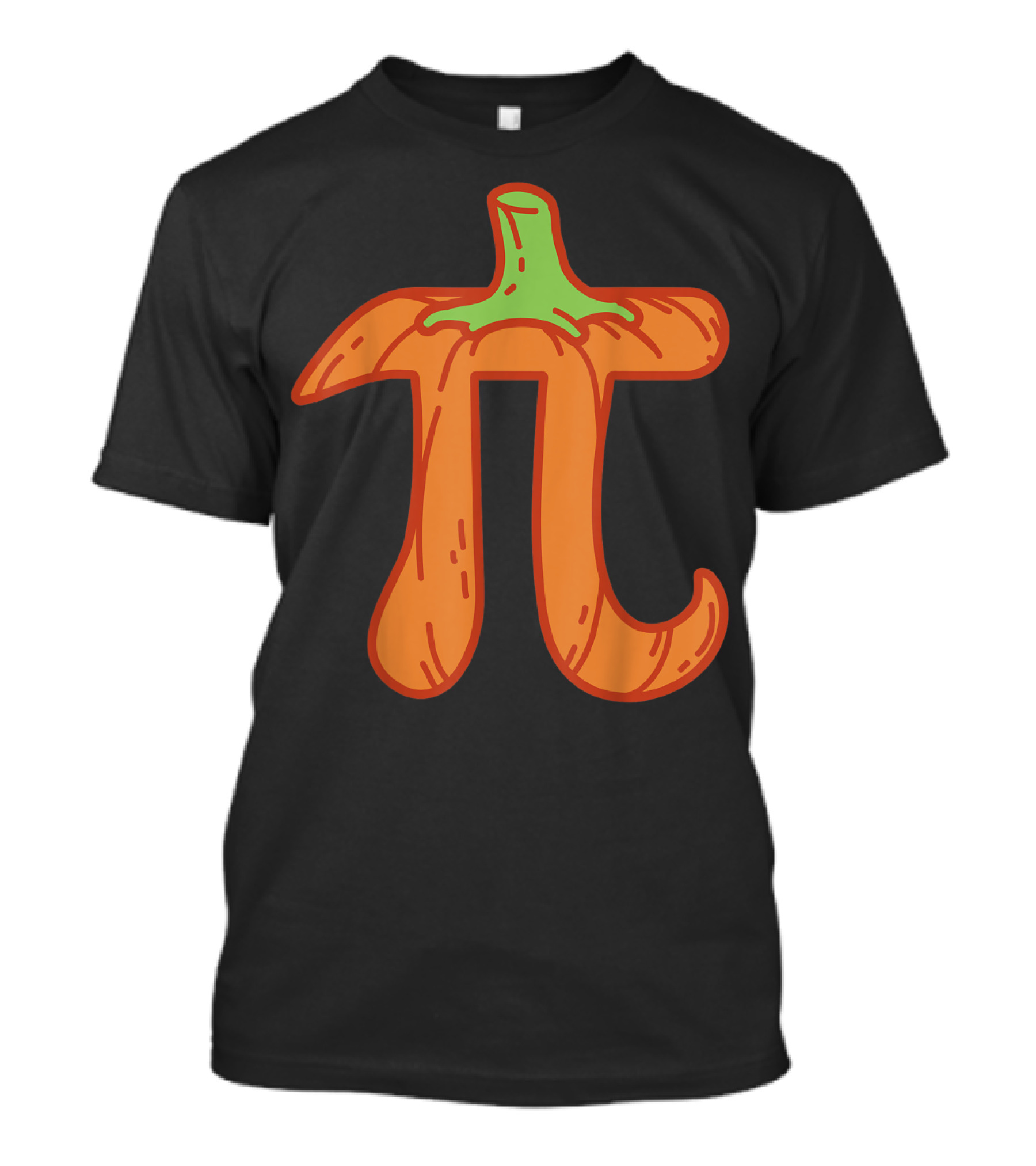 Pumpkin Pi Math Halloween Pi Day Teacher T-Shirt