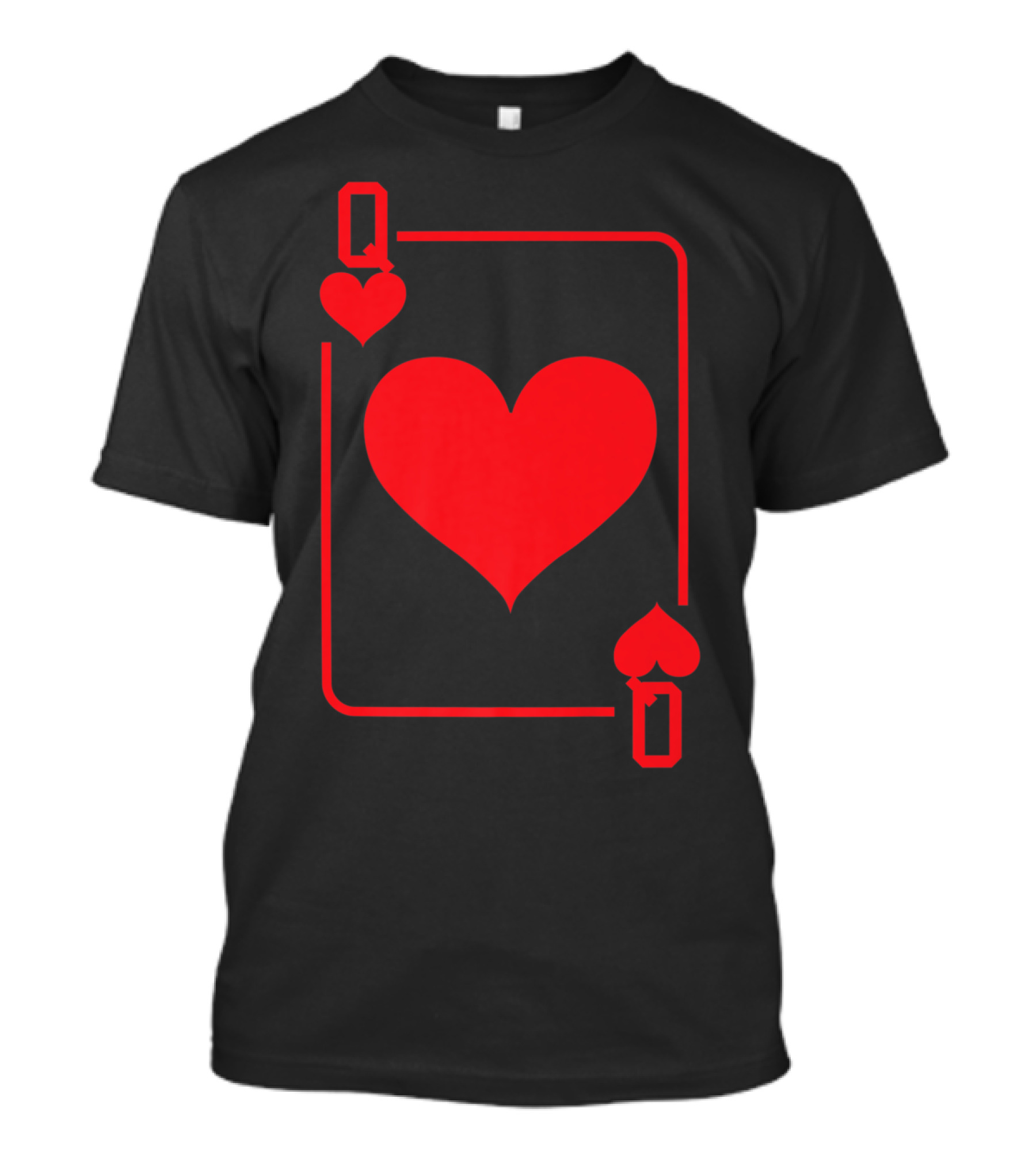 Queen Of Hearts Card Costume Halloween T-Shirt
