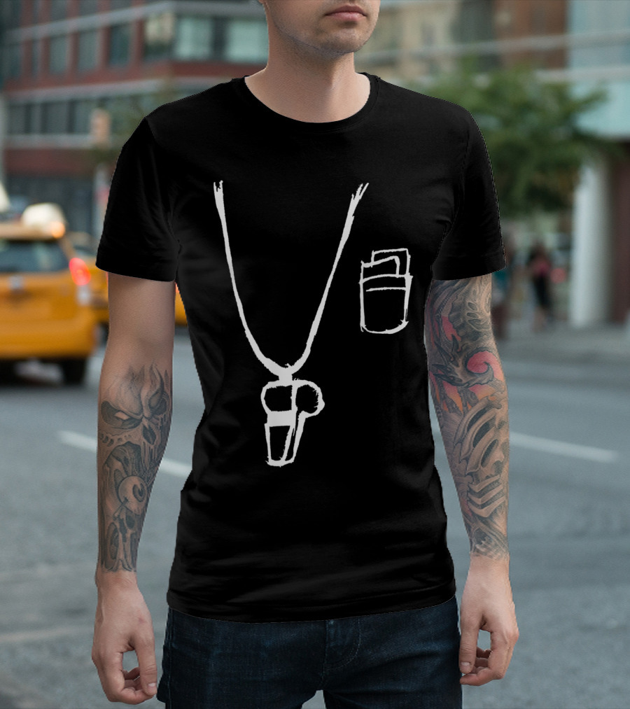 Referee Whistle And Cards Sketch T-Shirt