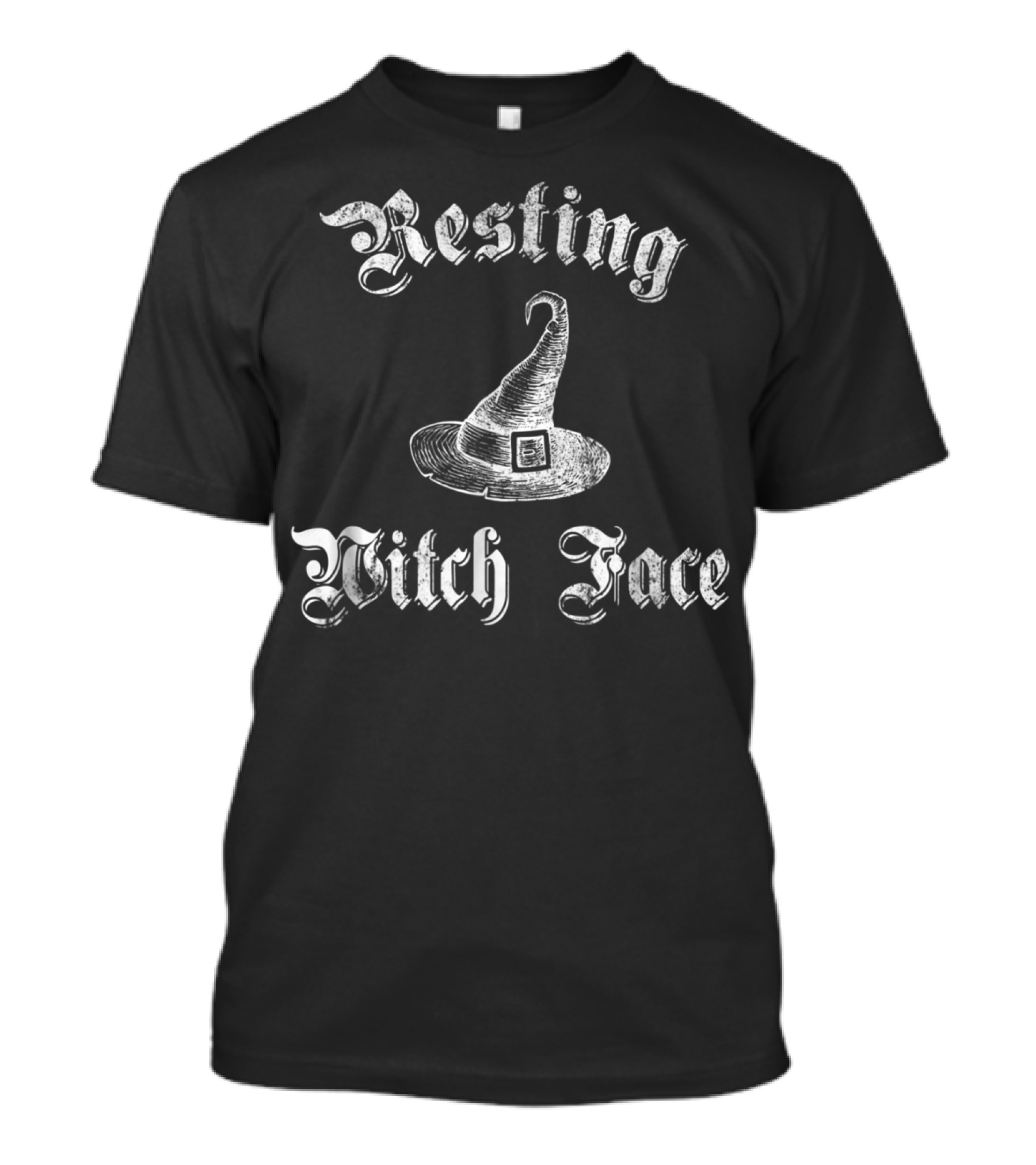Resting Witch Face Funny Hat Cute T-Shirt