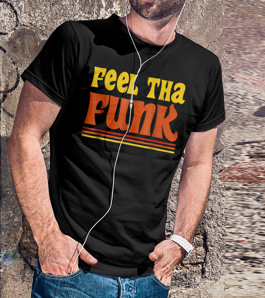 Feel Tha Funk Retro 1970s Costume Halloween Party Roller T-Shirt