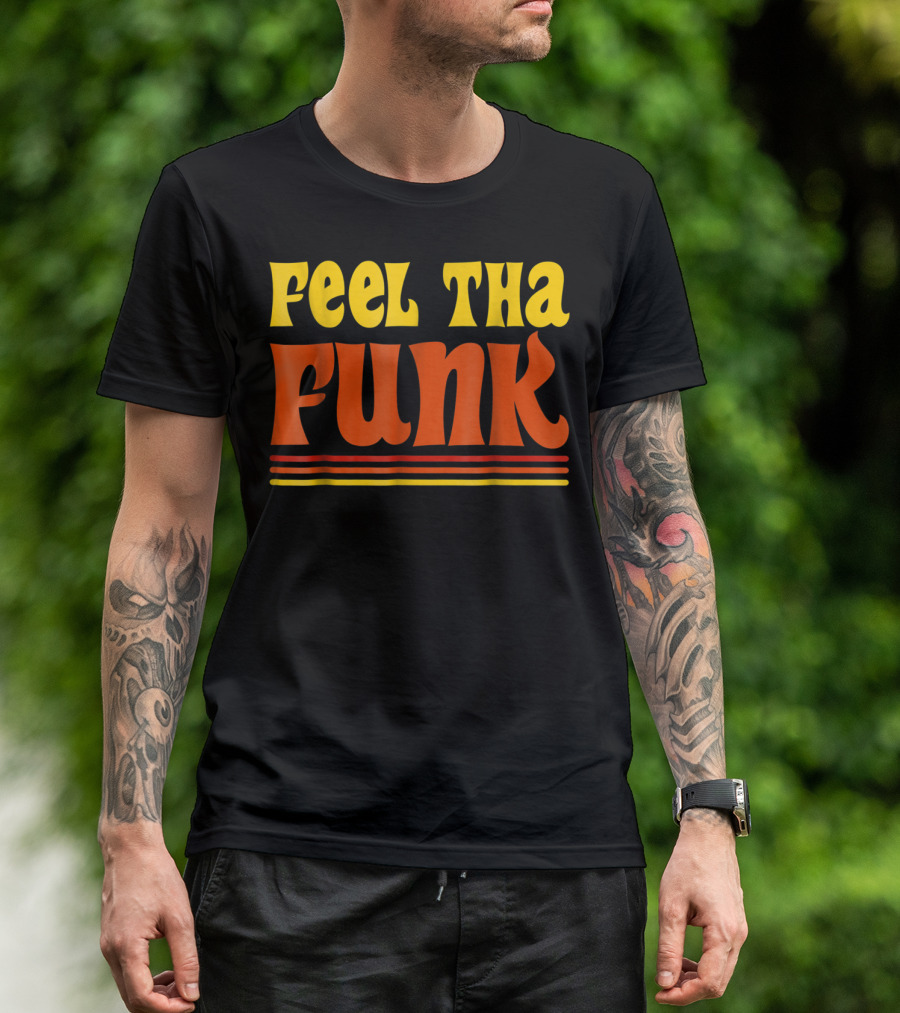 Feel Tha Funk Retro 1970s Costume Halloween Party Roller T-Shirt