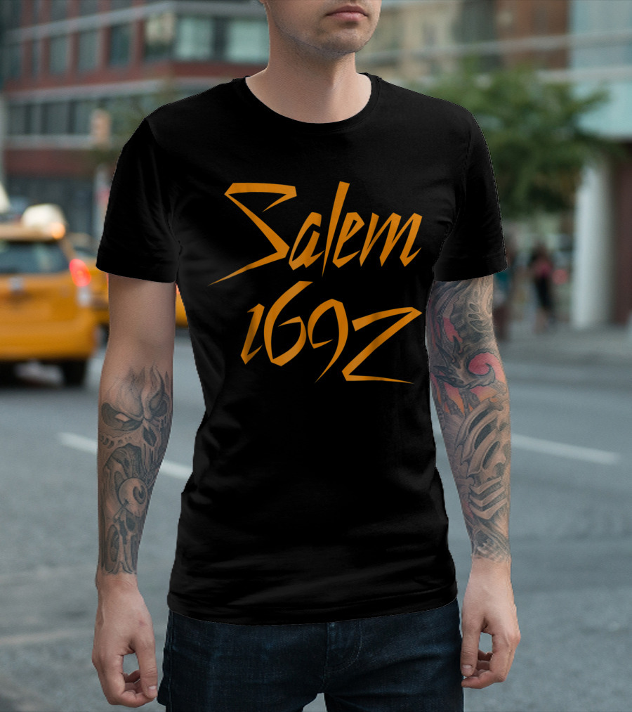 Salem 1692 Halloween Witch Trial Massachusetts History T-Shirt