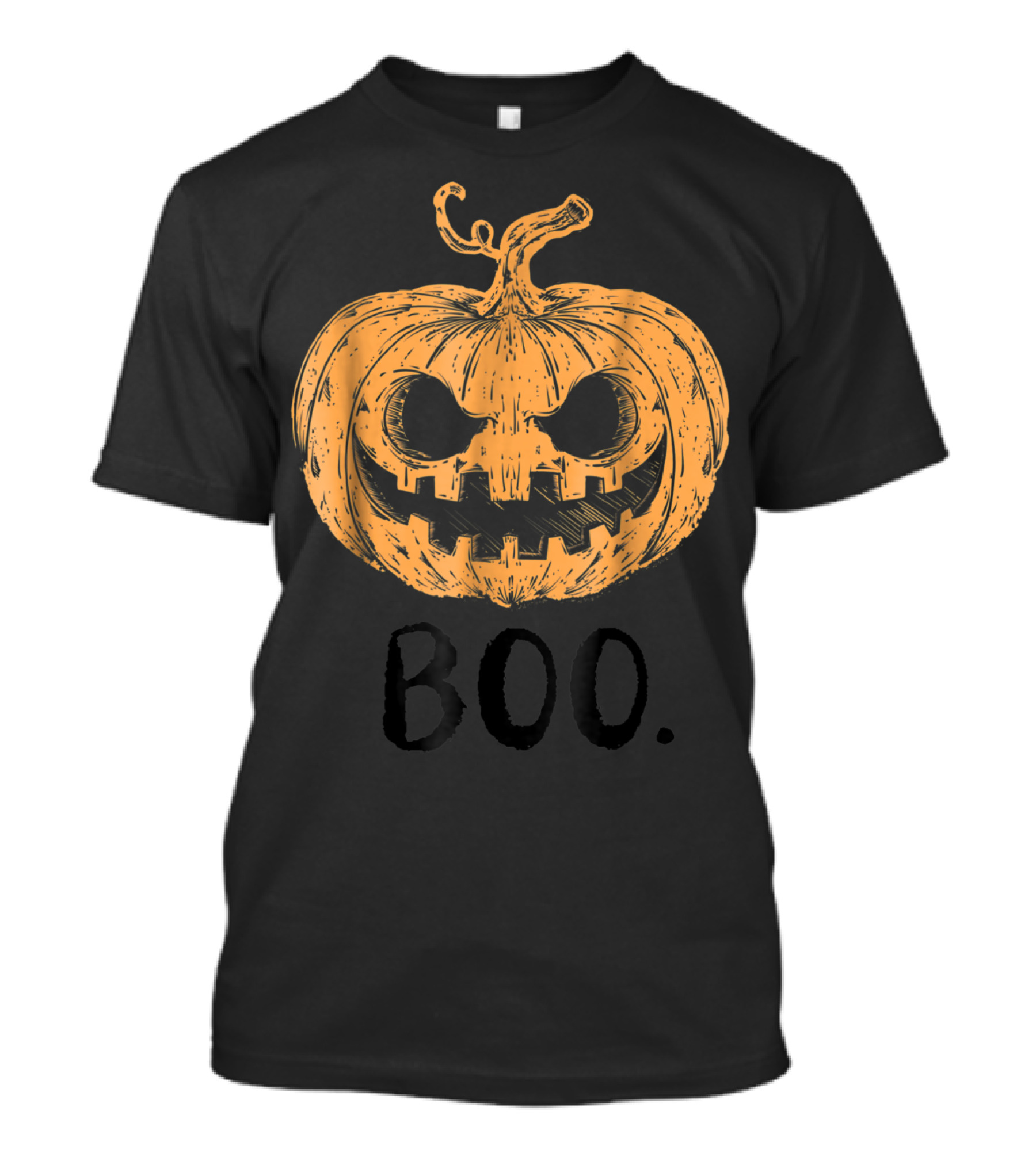 Boo Scary Pumpkin Halloween October 31st Holiday T-Shirt