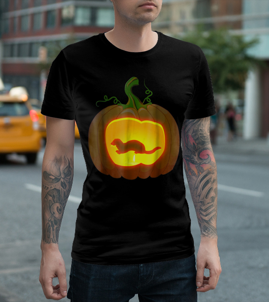 Sea Otter Pumpkin Carving T-Shirt