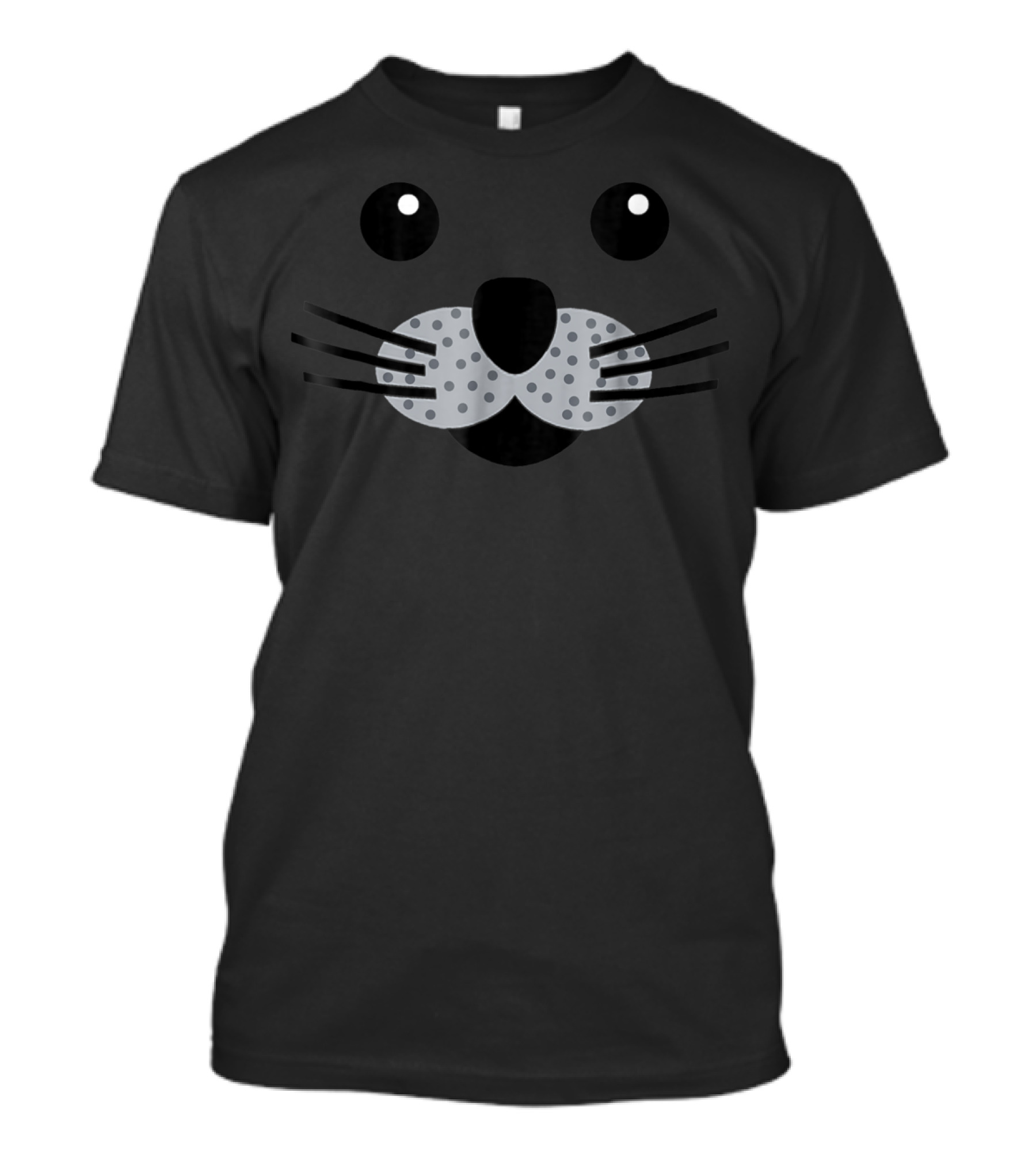 Seal Sea Lion Whiskers Face Funny Animal T-Shirt
