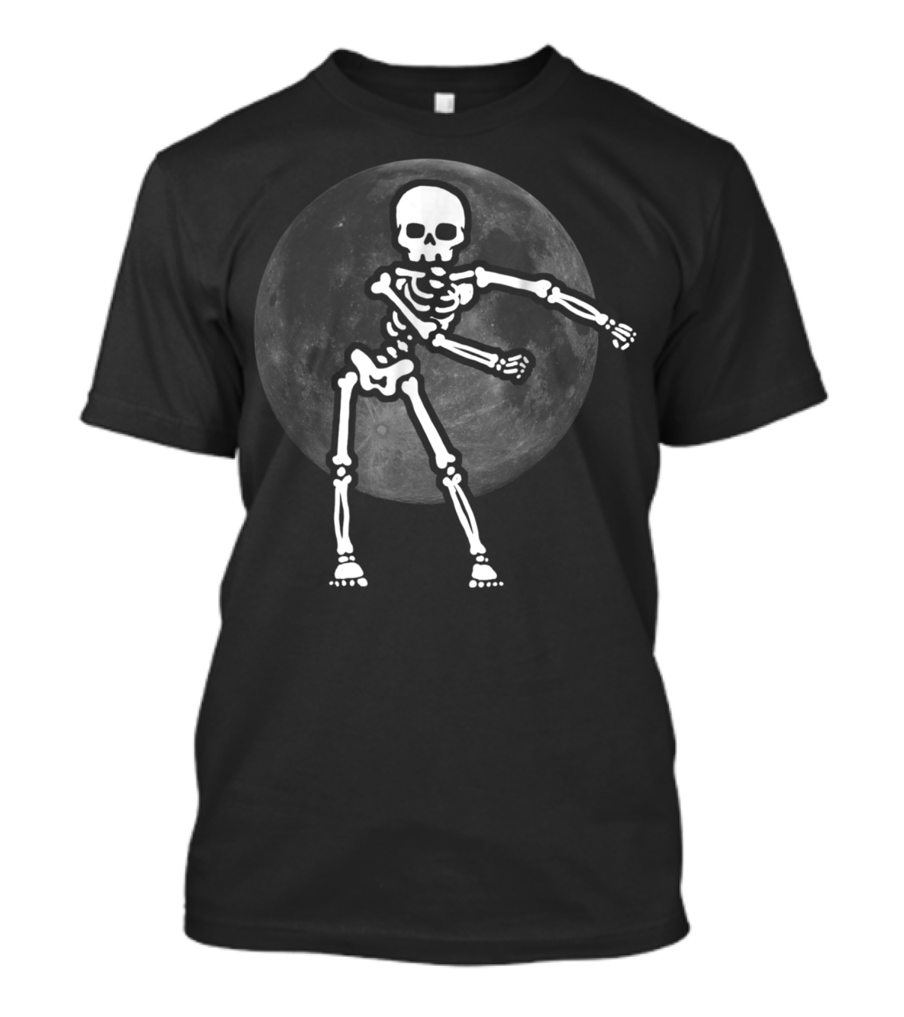 Skeleton Floss Dance Halloween Moon Floss Like T-Shirt