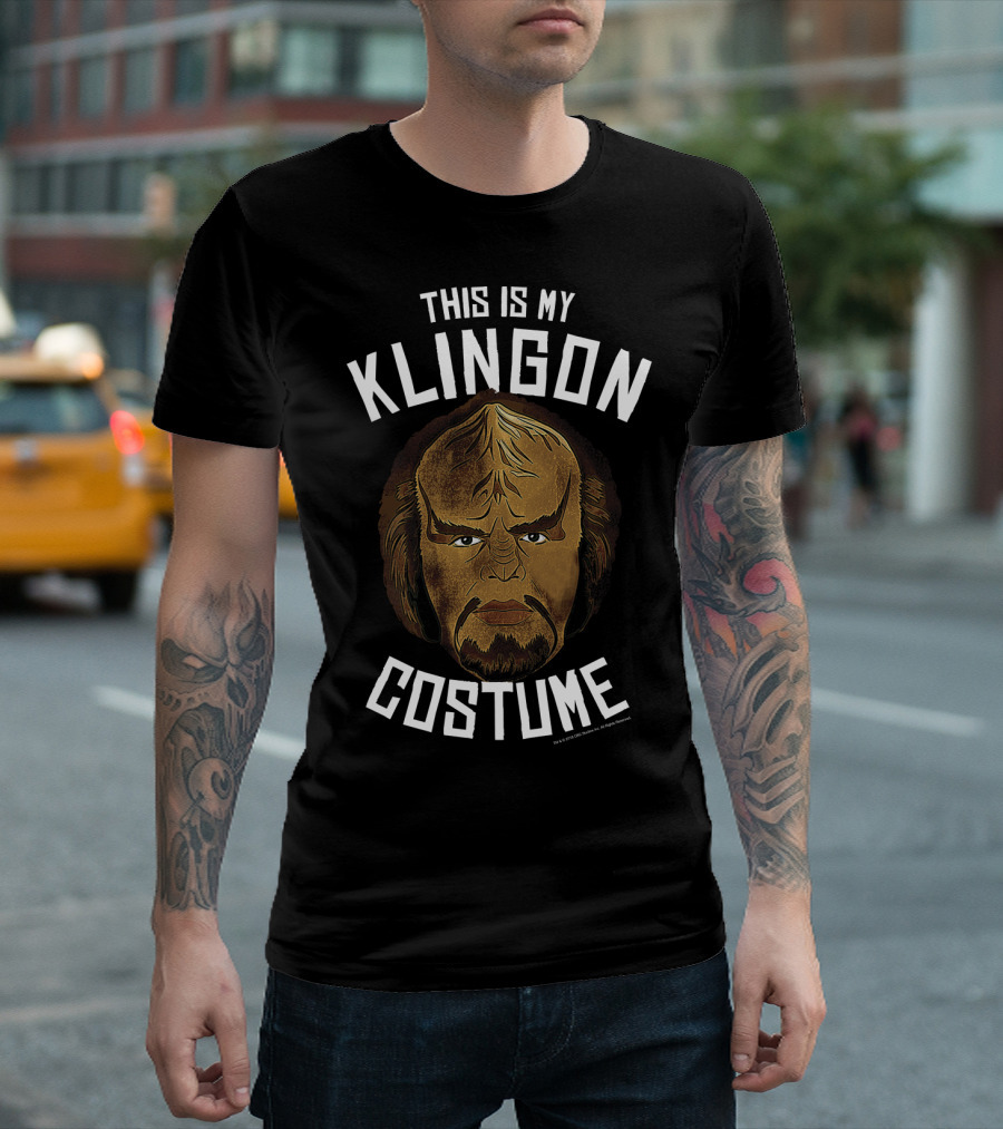 THIS IS MY KLINGON COSTUME STAR TREK T-Shirt