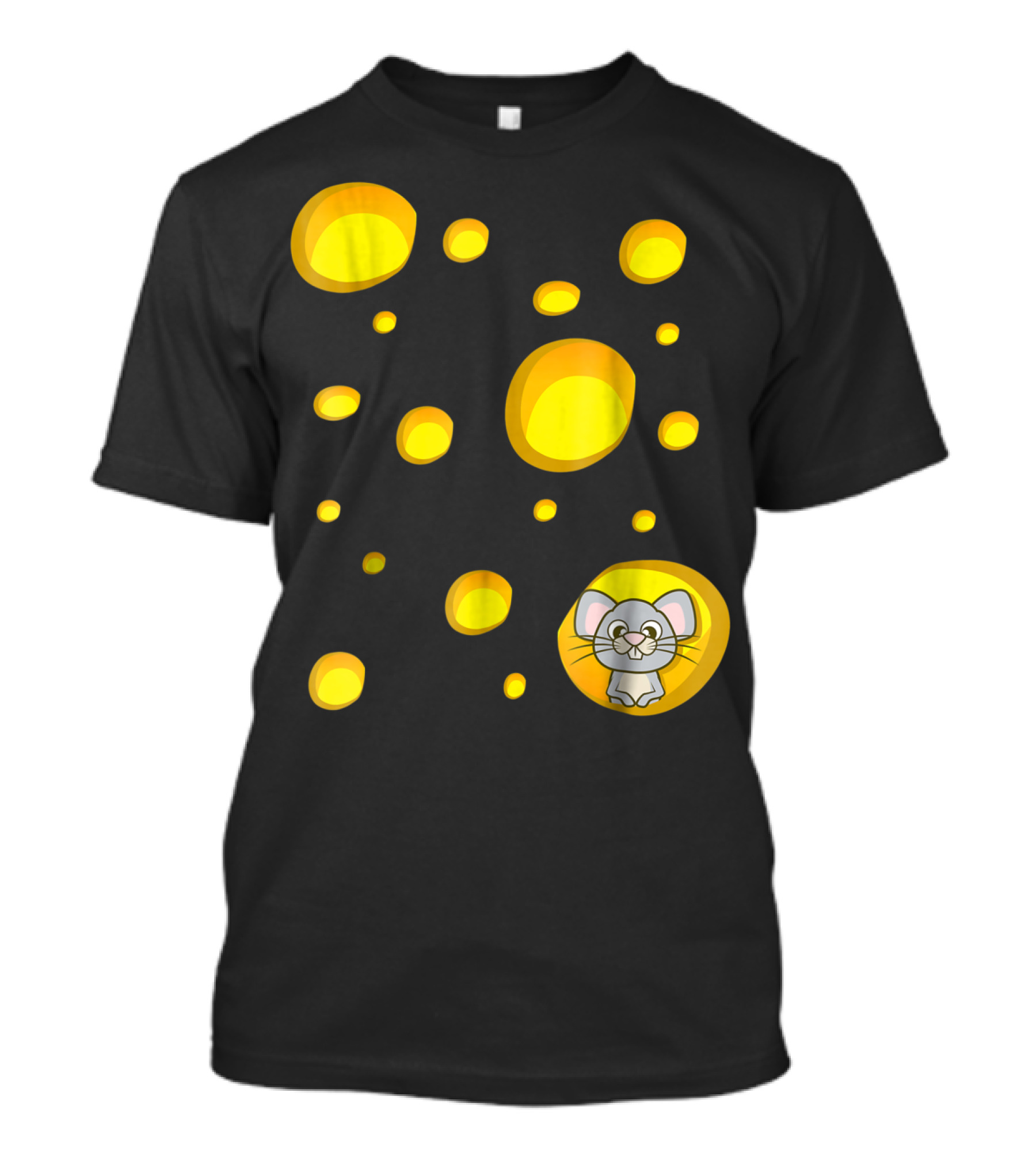 Swiss Cheese Mouse Bubbles T-Shirt