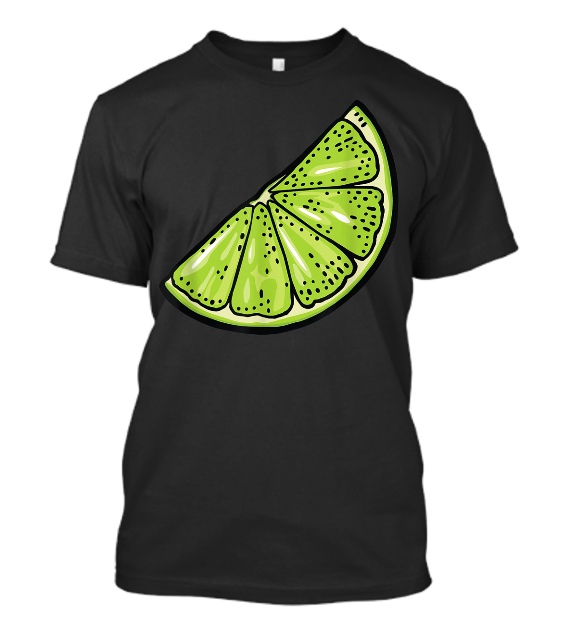 Tequila Lime Salt Halloween Costume Group Lime Slice T-Shirt