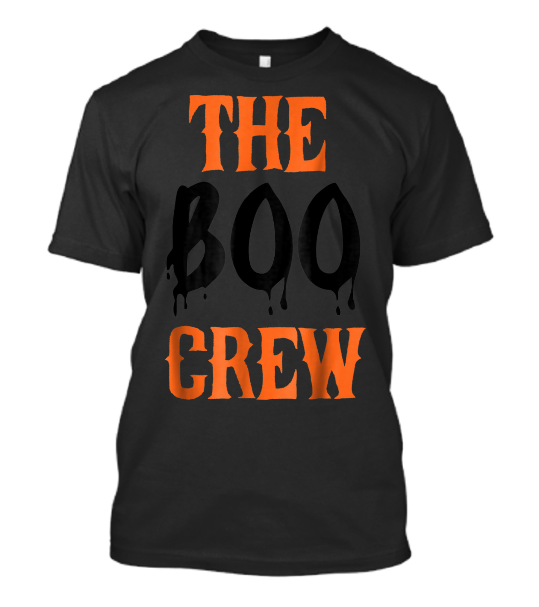 The Boo Crew Matching Halloween Family Dripping Text T-Shirt