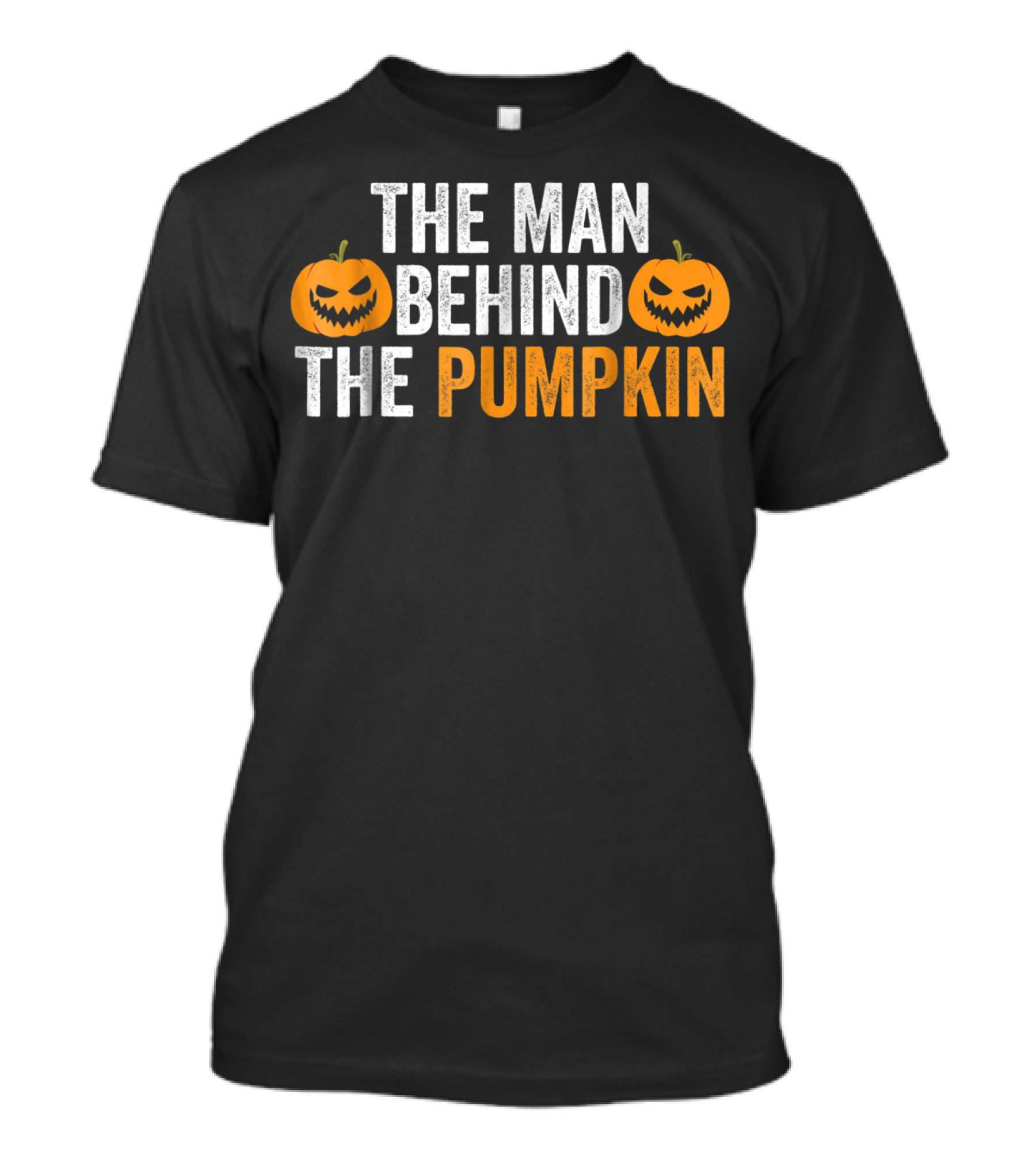 THE MAN BEHIND THE PUMPKIN HALLOWEEN JACK-O'-LANTERN T-Shirt