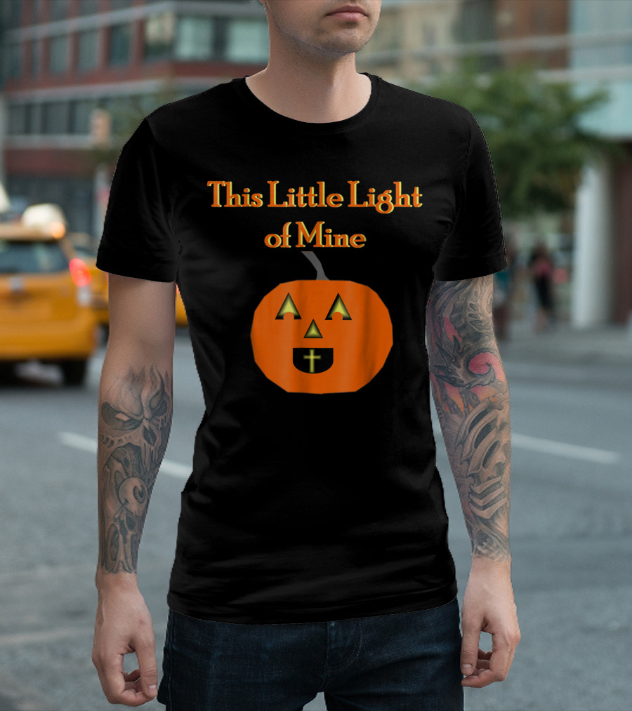 This Little Light of Mine Pumpkin Christian T-Shirt