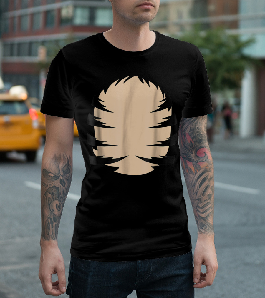 Tiger Striped Claw Mark Minimalistic T-Shirt