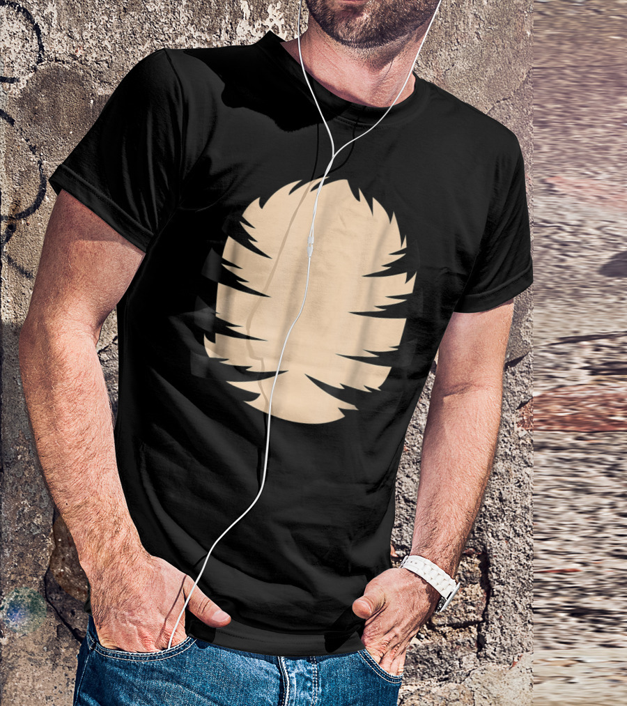 Tiger Striped Claw Mark Minimalistic T-Shirt