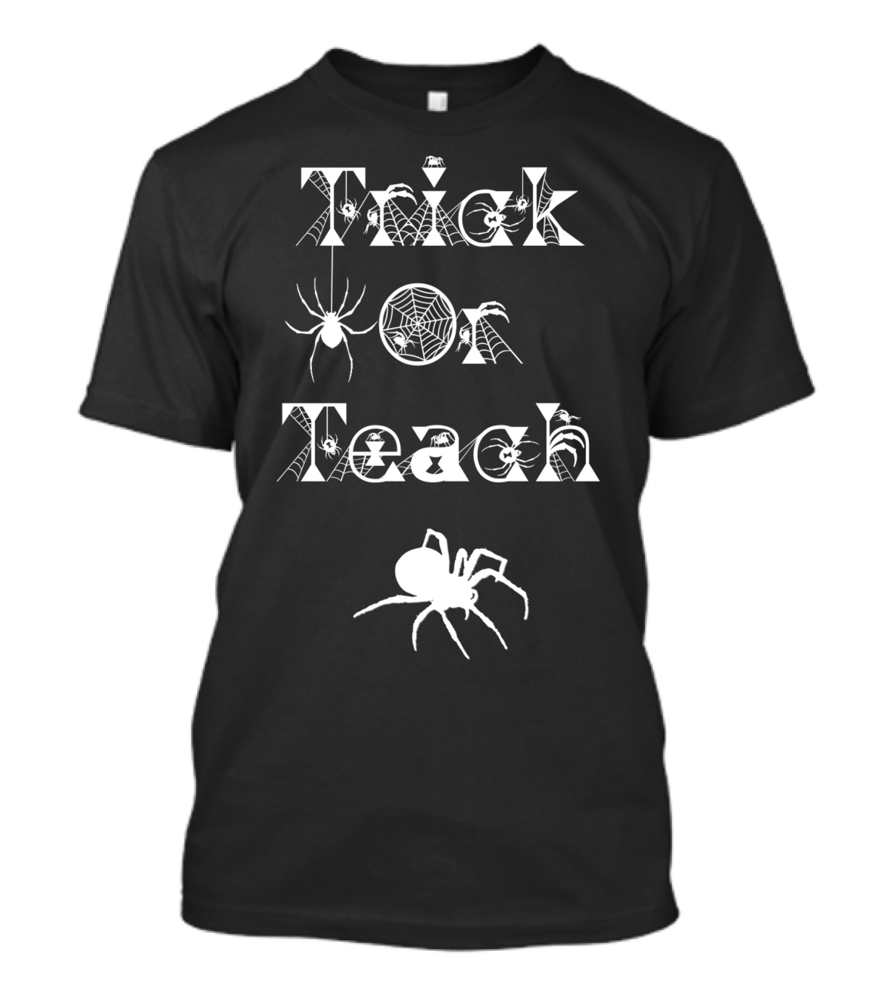 Trick Or Teach Best Teacher Spider Web T-Shirt