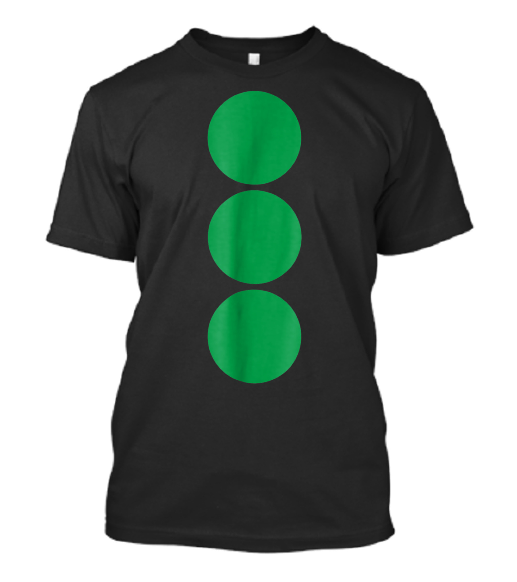 Twister Game Halloween Group Green Circle T-Shirt
