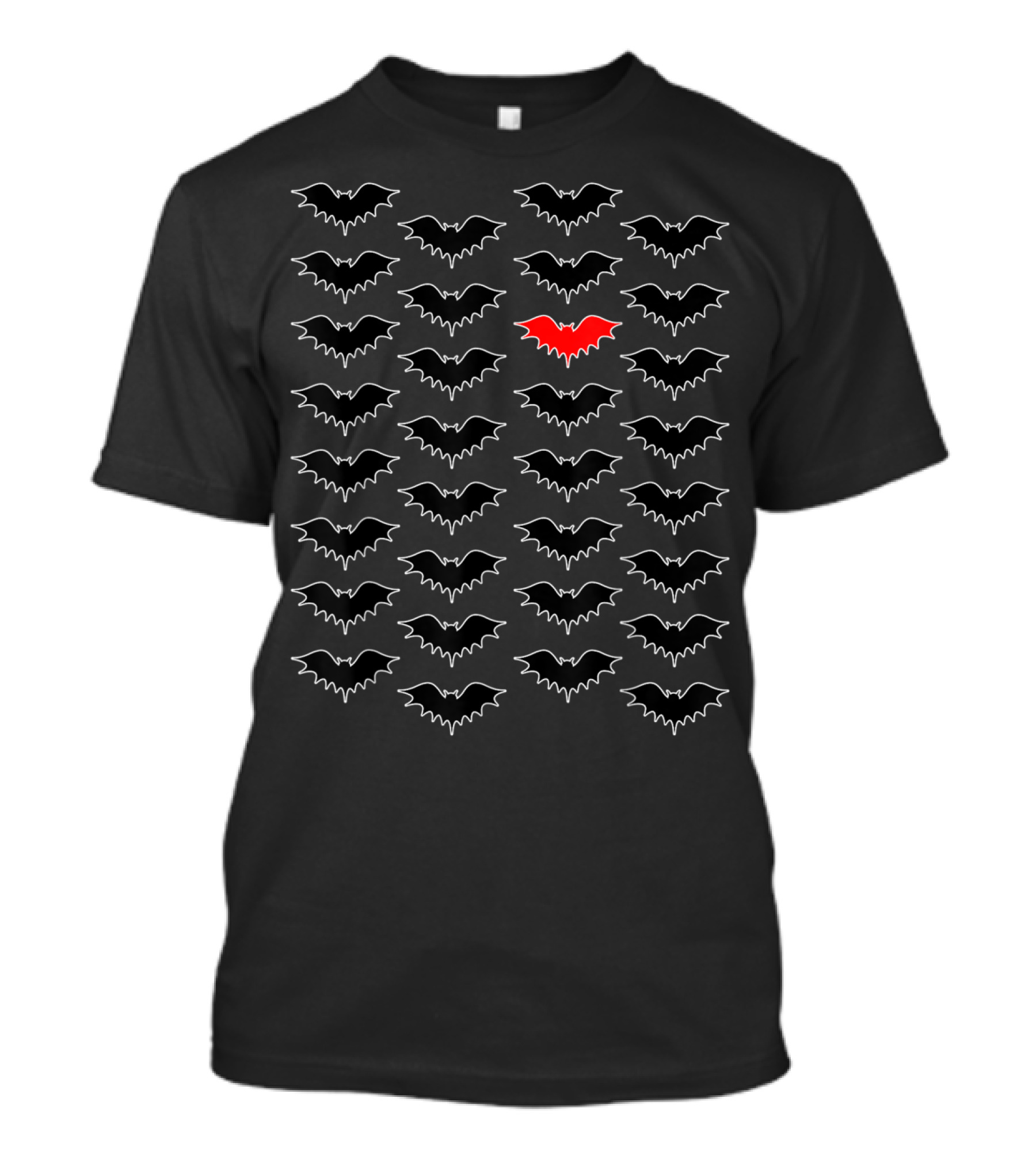 Vampire Bats Horror Red Unique Standout Bat T-Shirt