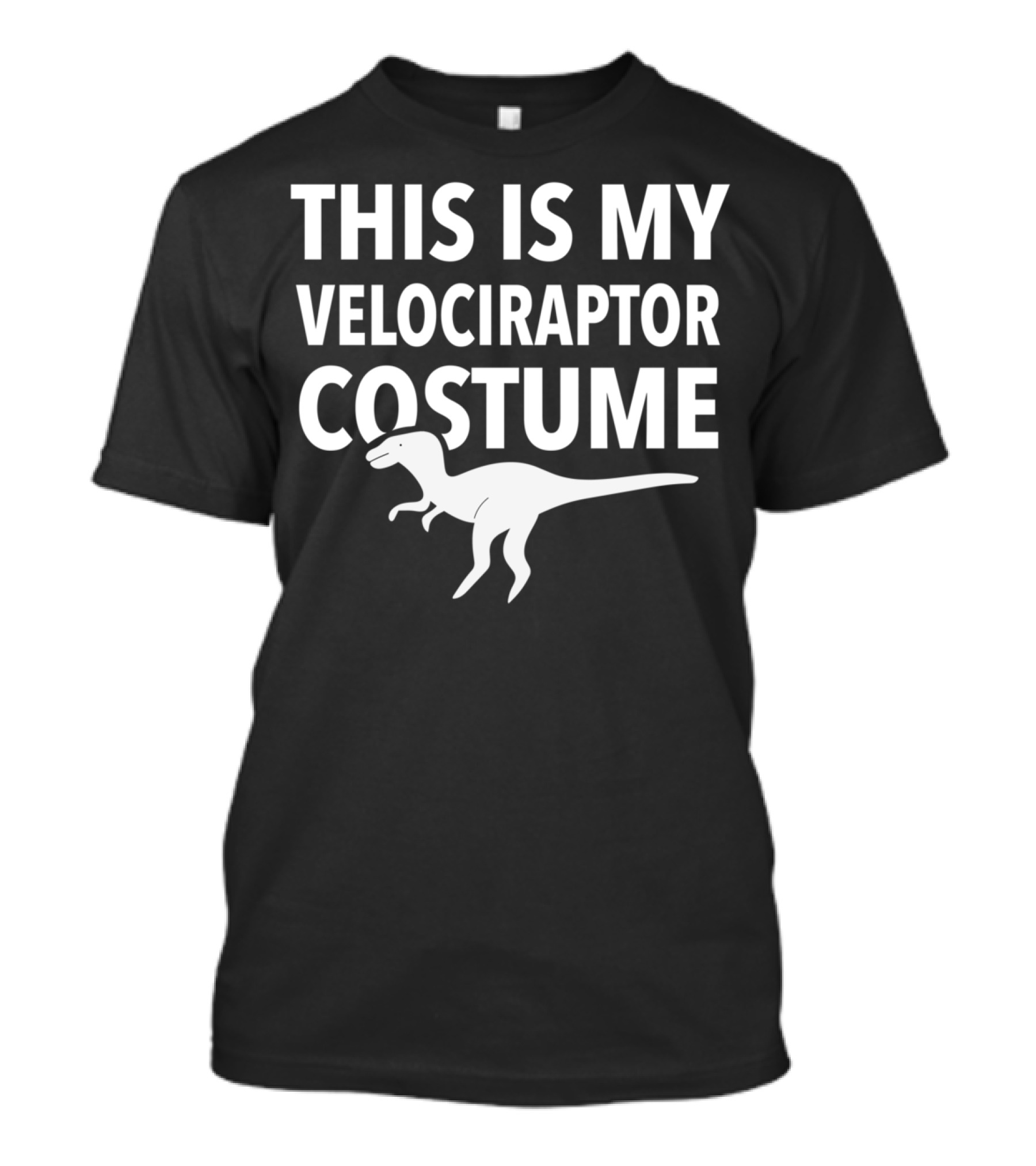 THIS IS MY VELOCIRAPTOR COSTUME Halloween Party Dino T-Shirt