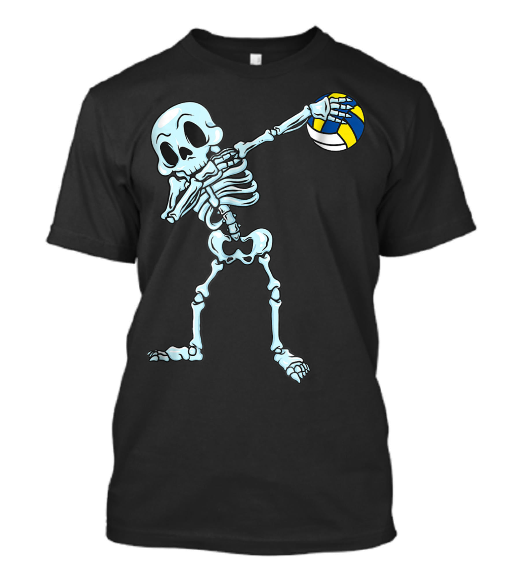 Volleyball Skeleton Dabbing With Ball T-Shirt