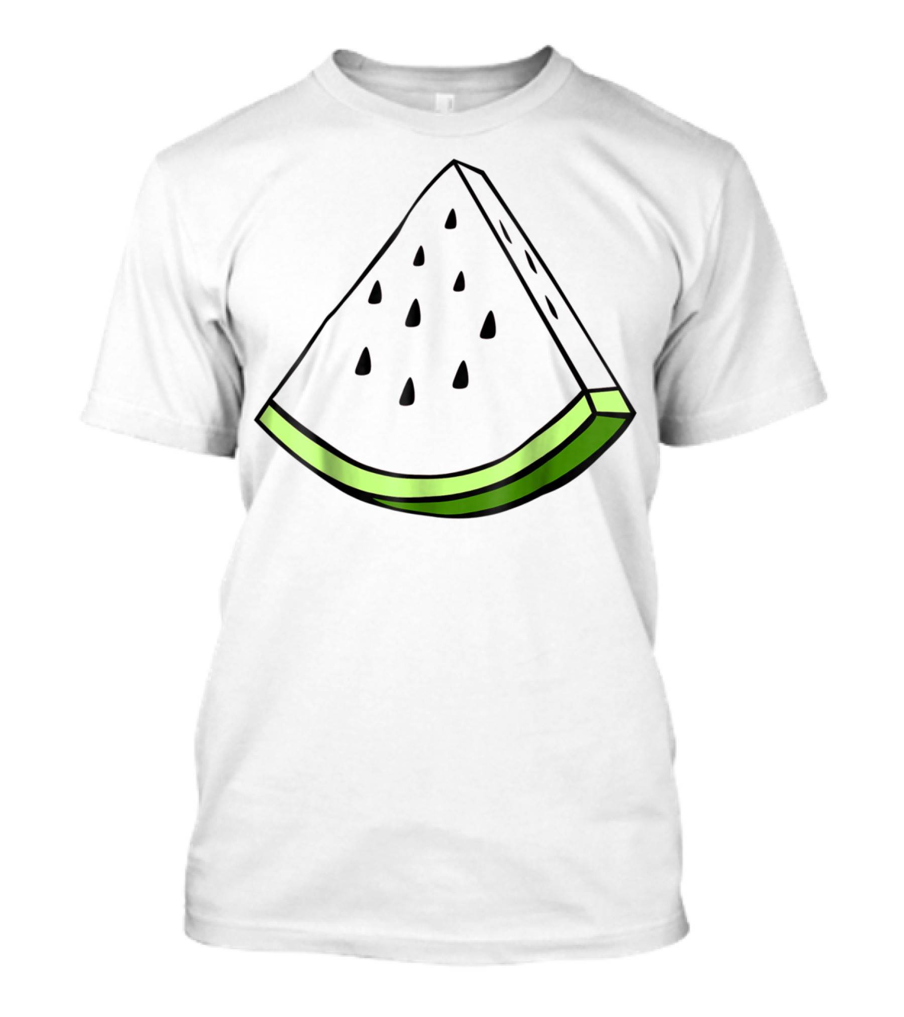 Cute Halloween Watermelon Fruit Costume Slice T-Shirt