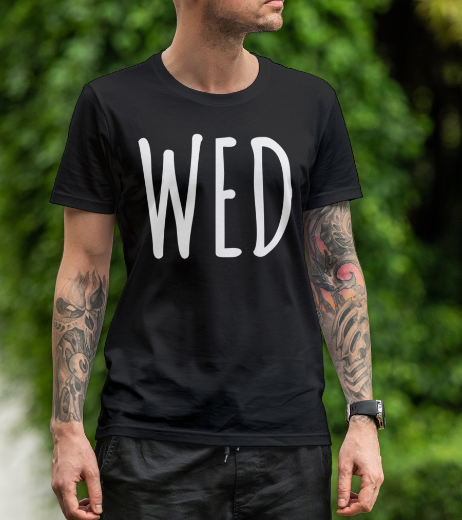 Wednesday Halloween Costume Group Wed Mon Tue Sun T-Shirt