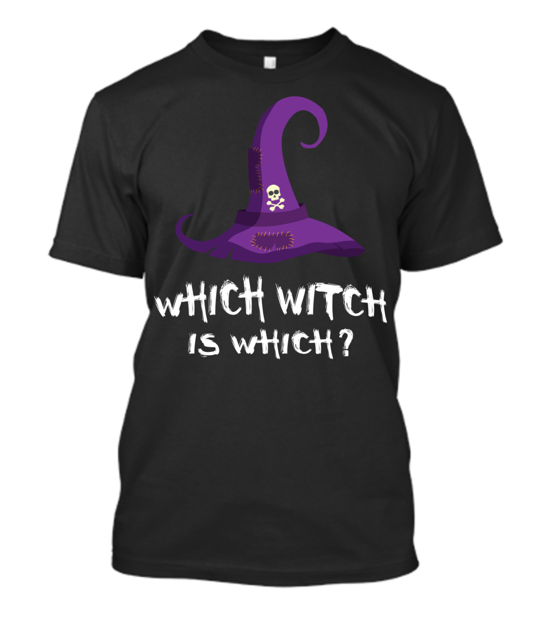 Which Witch Is Which Pirate Skull Hat T-Shirt