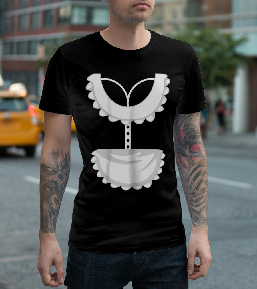 French Maid Apron Costume T-Shirt