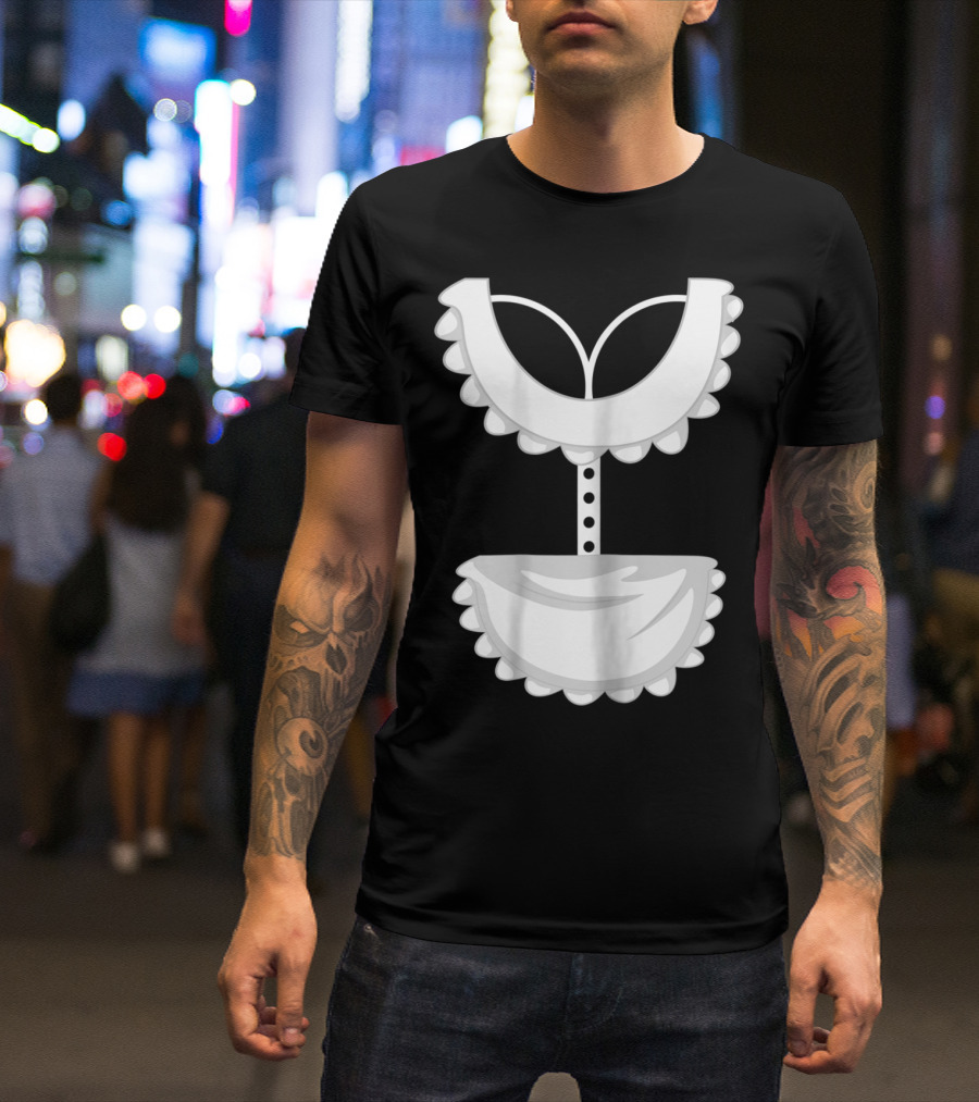 French Maid Apron Costume T-Shirt