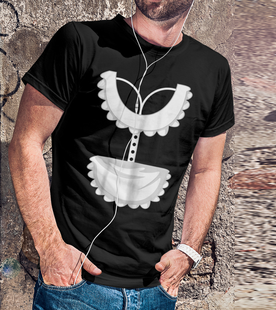 French Maid Apron Costume T-Shirt