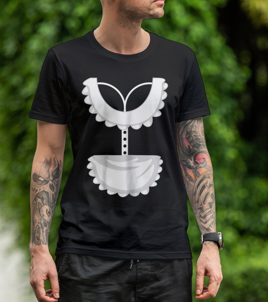 French Maid Apron Costume T-Shirt