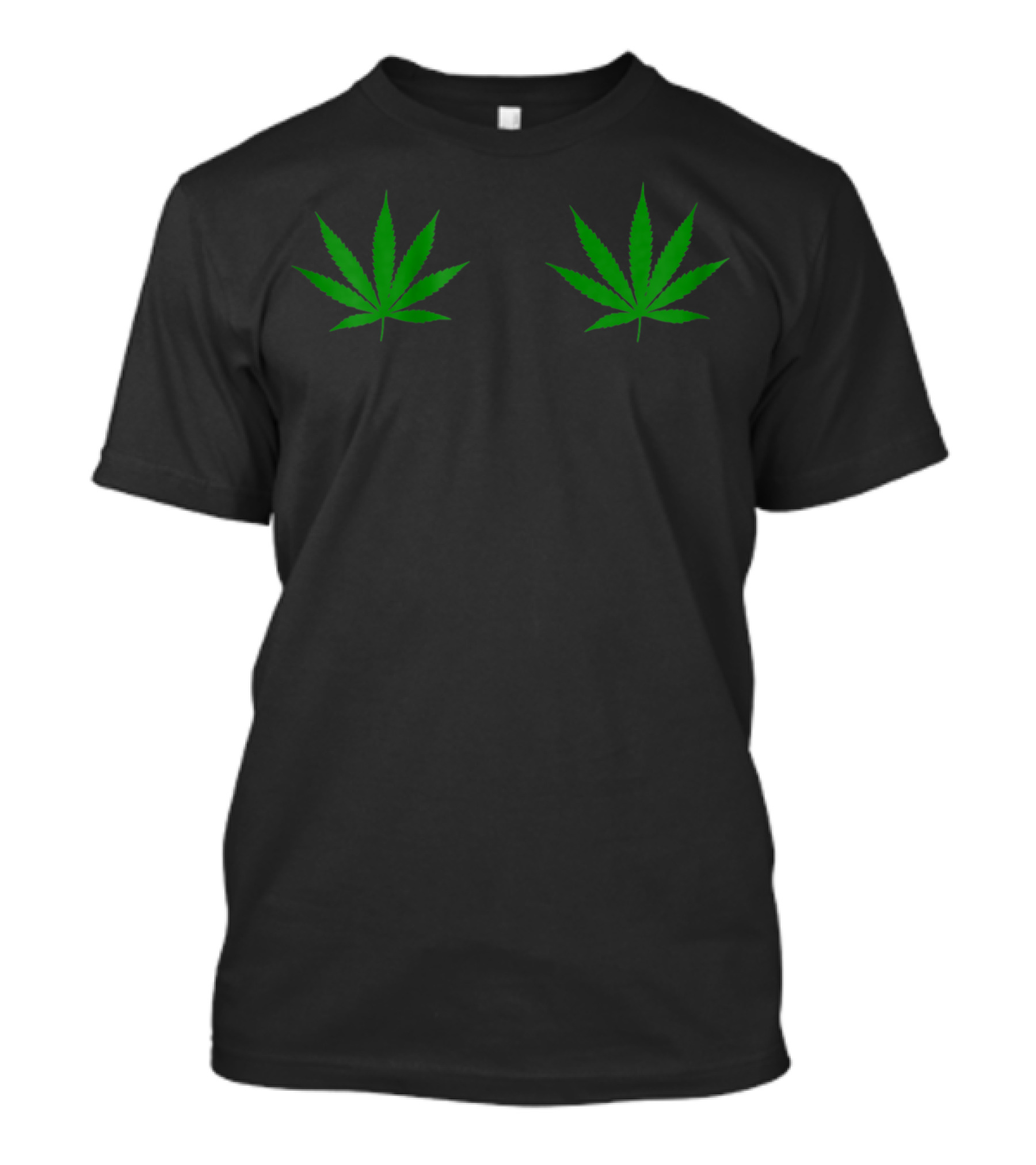 Halloween Mermaid Costume Cannabis Weed Leaf T-Shirt