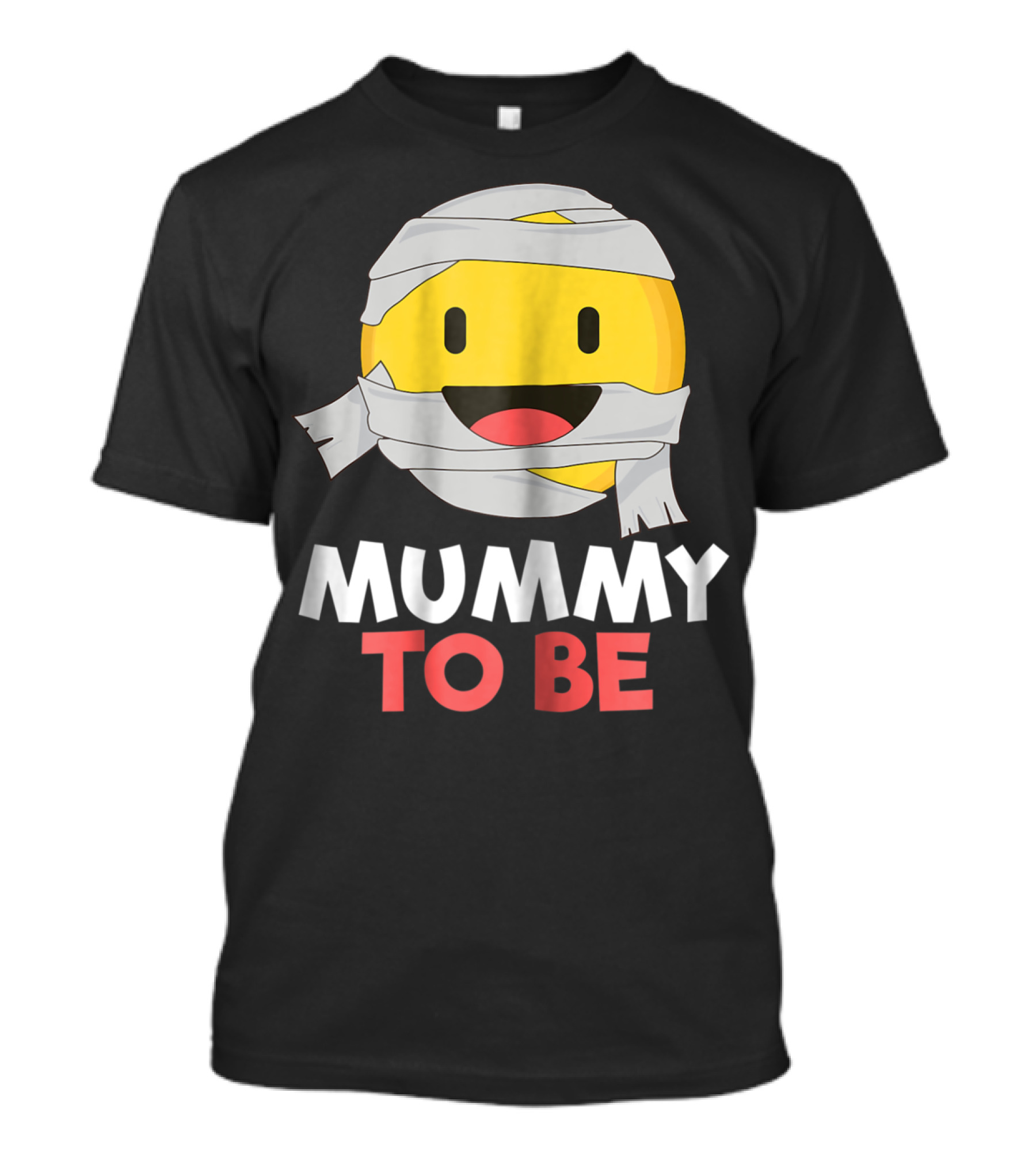 Halloween Mummy Emoji Mummy To Be T-Shirt