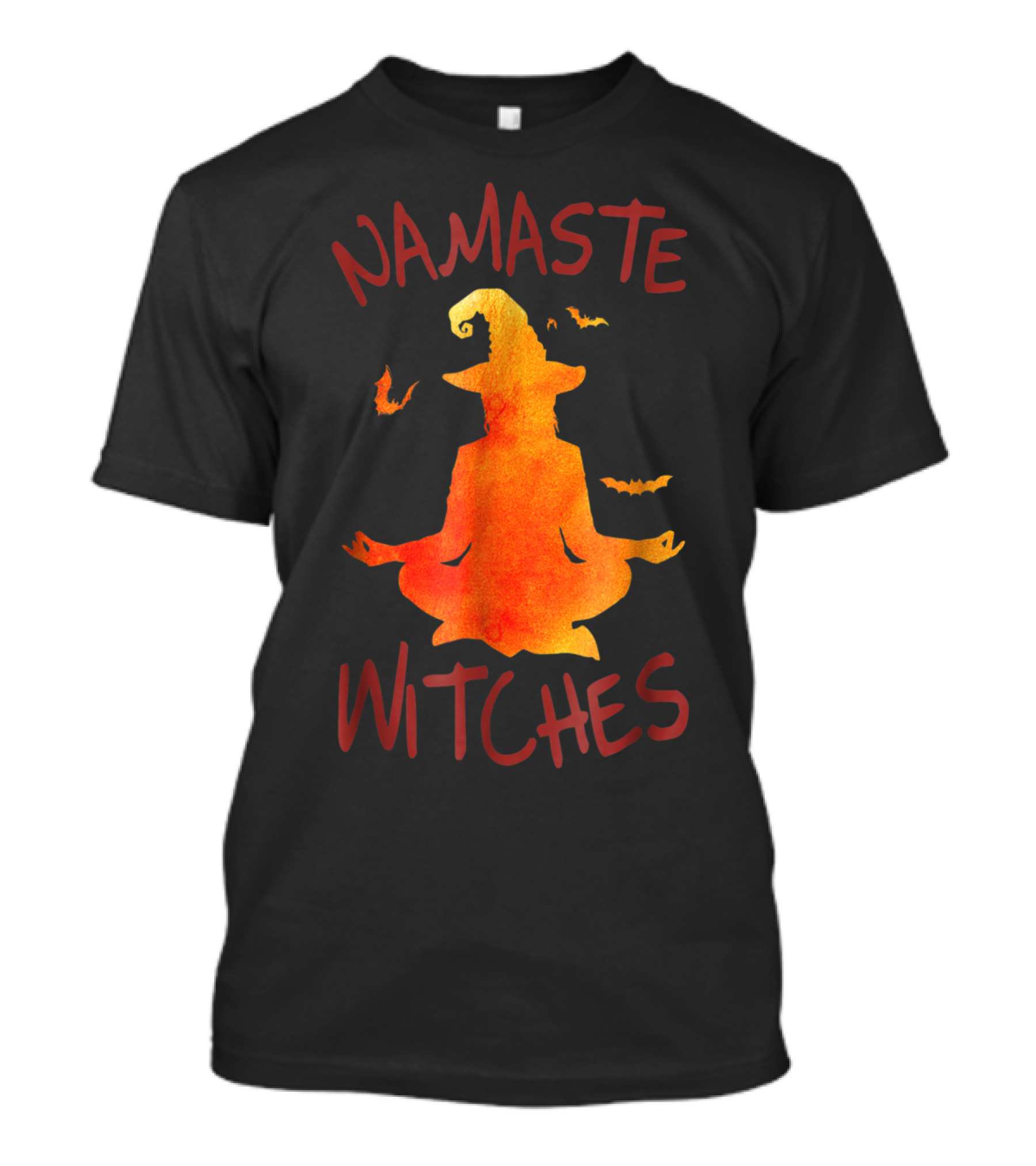 Namaste Witches Meditation Halloween T-Shirt
