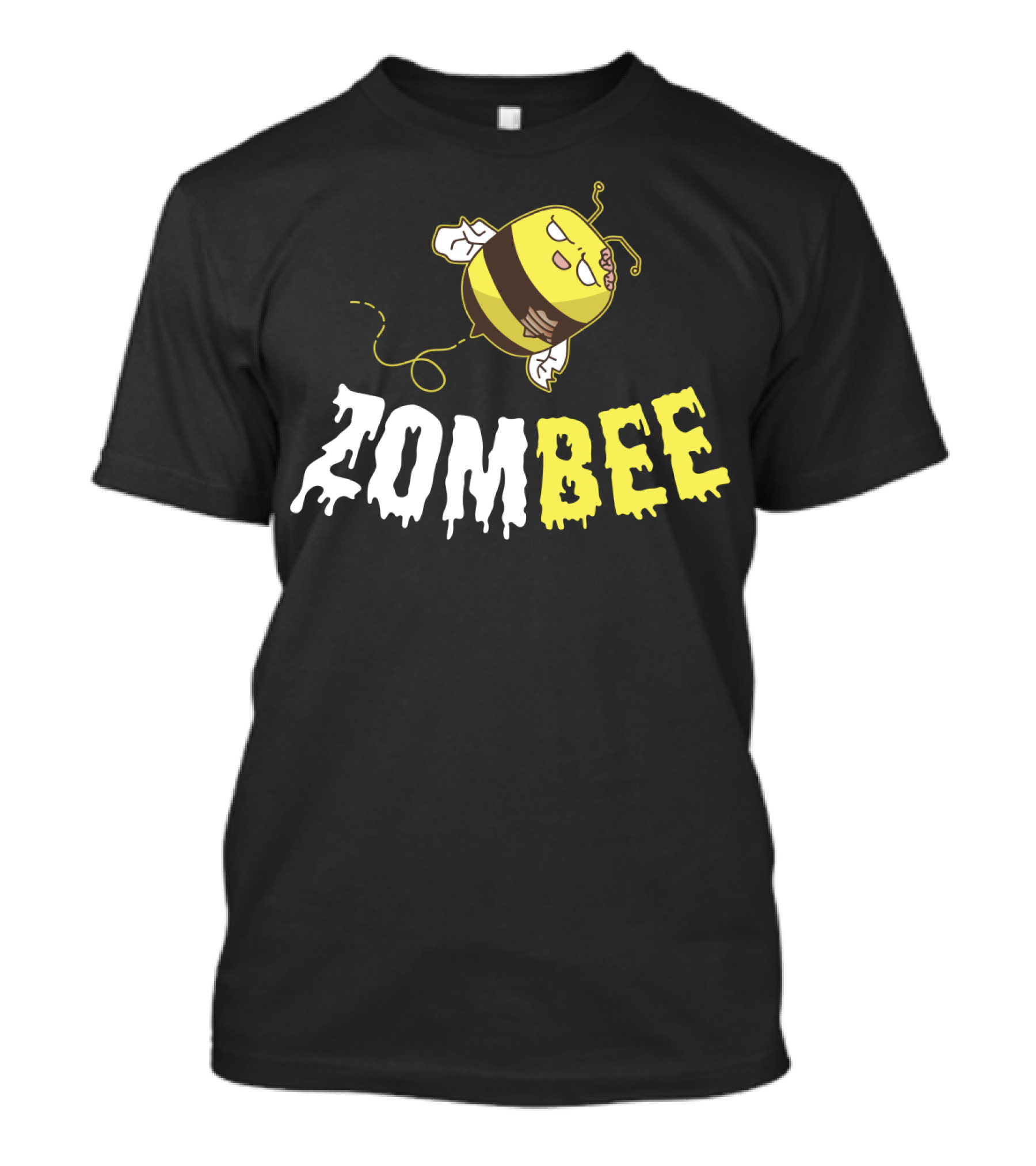 Zombee Funny Bee Zombie Halloween Beekeeper T-Shirt