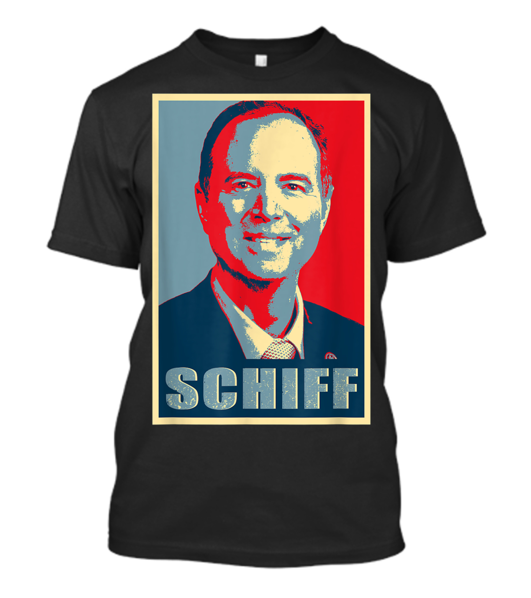 SCHIFF Impeach Trump Revolutionary Style Poster Image T-Shirt